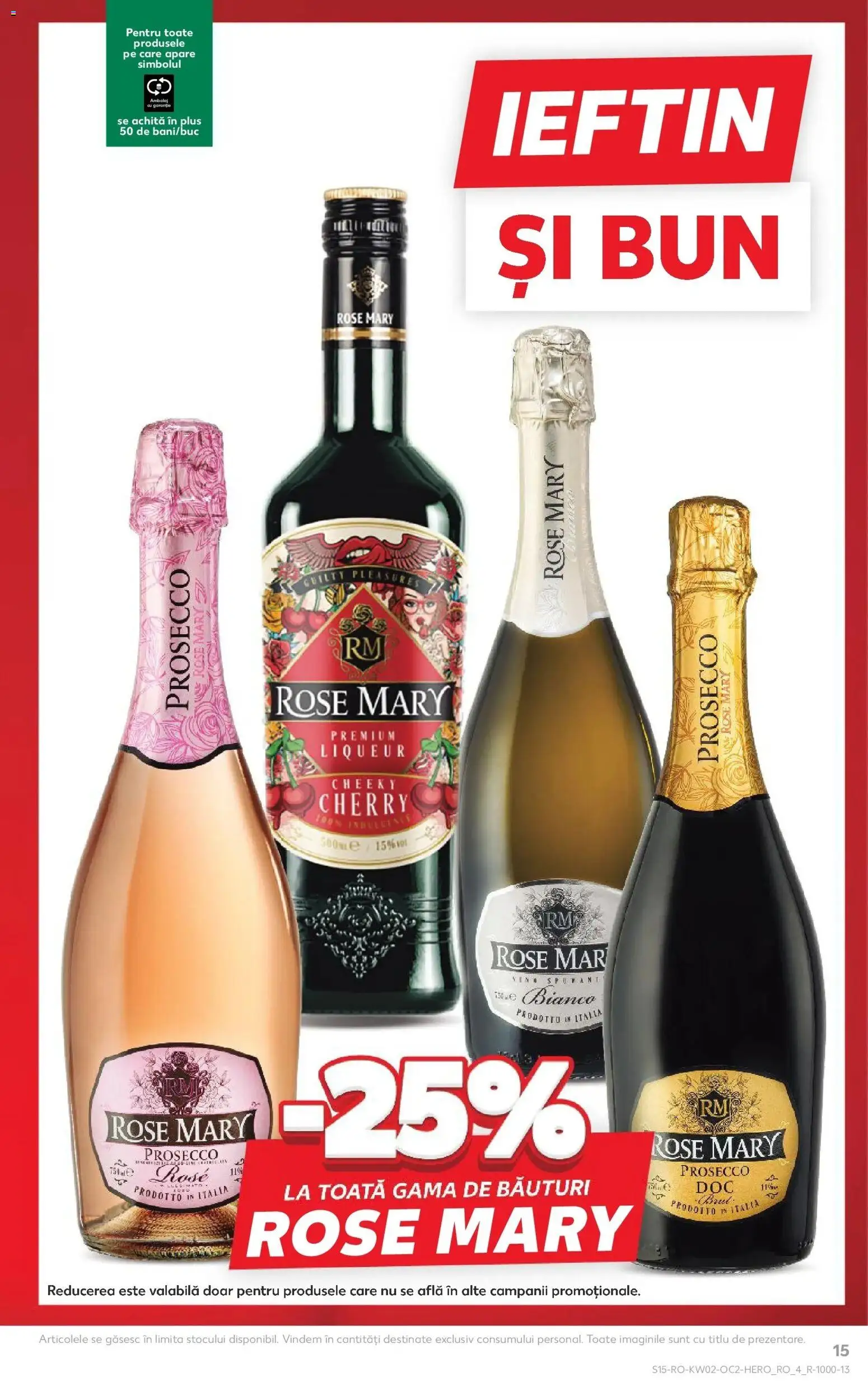 Noul catalog Kaufland – valabil de la 07.01.2026 | Pagină: 15 | Produse: Prosecco