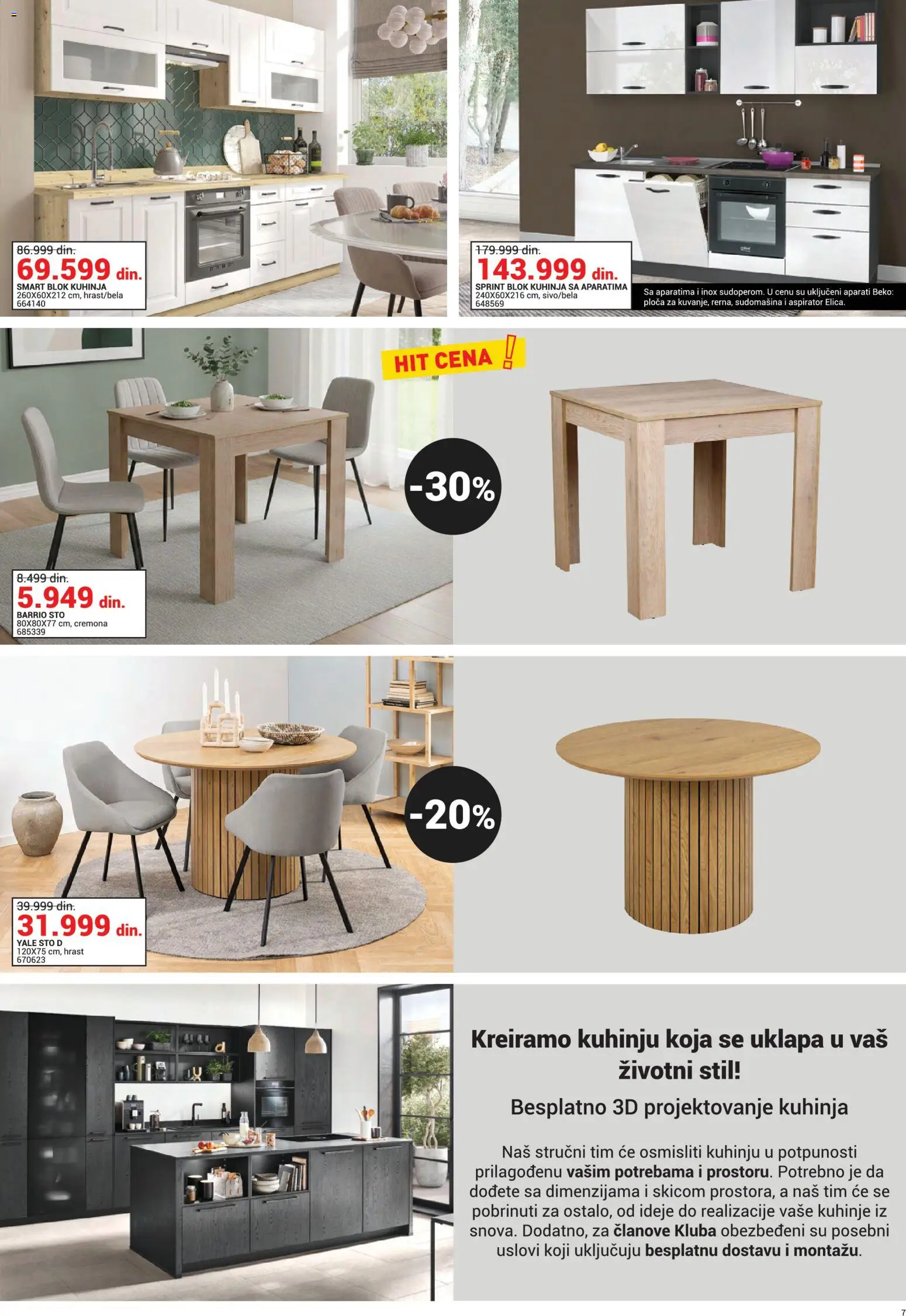 Emmezeta katalog - važi od 01.02.2026 | Strana: 7 | Proizvode: Sto, Kuhinja, Aspirator