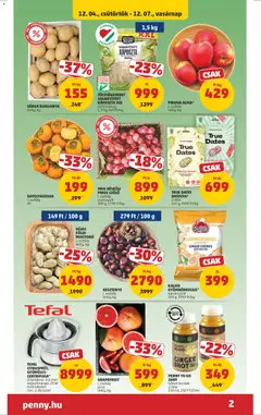 ZÖLDSÉGESKERT SAVANYÍTOTT KÁPOSZTA XXL, töltő tömeg: 1,5 kg, 666 Ft/kg - amely érvényes a következő dátumtól: 04.12.2025 | Oldal: 2 | Termékek: Datolyaszilva, Szőlő, Burgonya, Alma