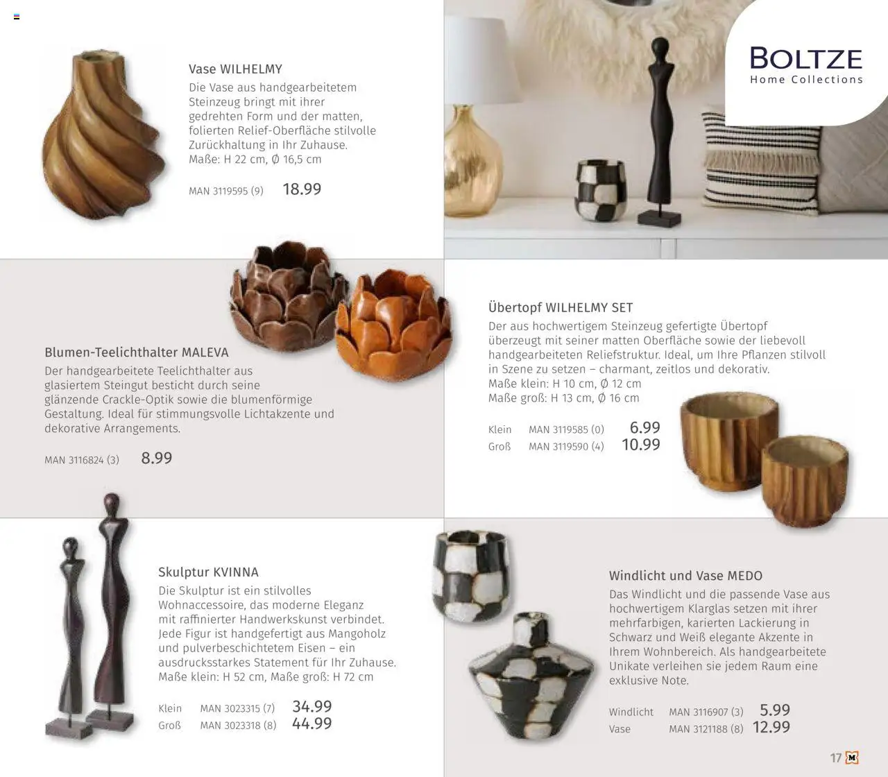 Müller Haushaltskatalog – gültig ab 03.10.2025 | Seite: 17 | Produkte: Vase