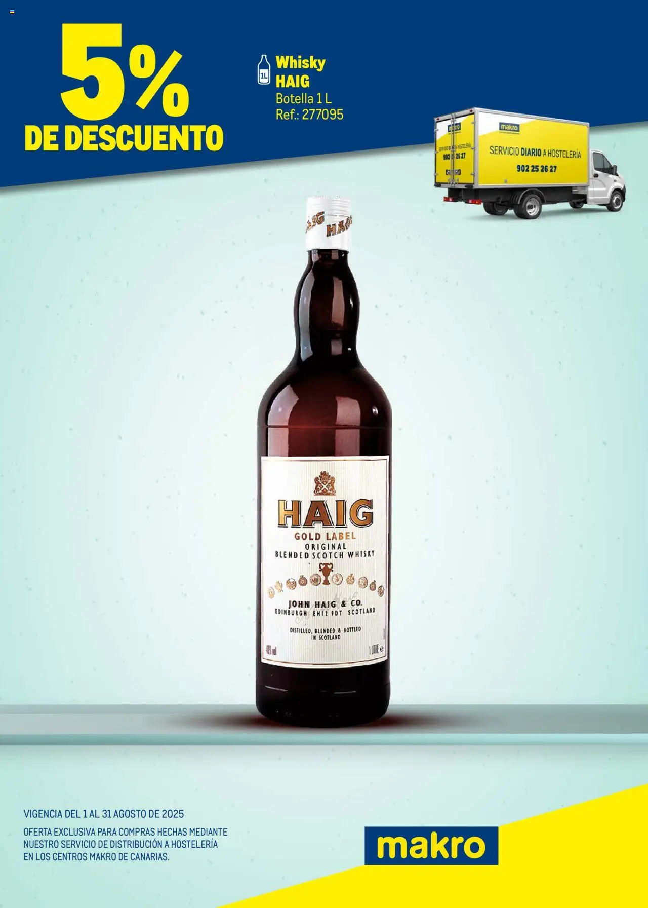 Makro - Destilados Canarias │ válido desde el 01.08.2025 | Página: 5 | Productos: Whisky