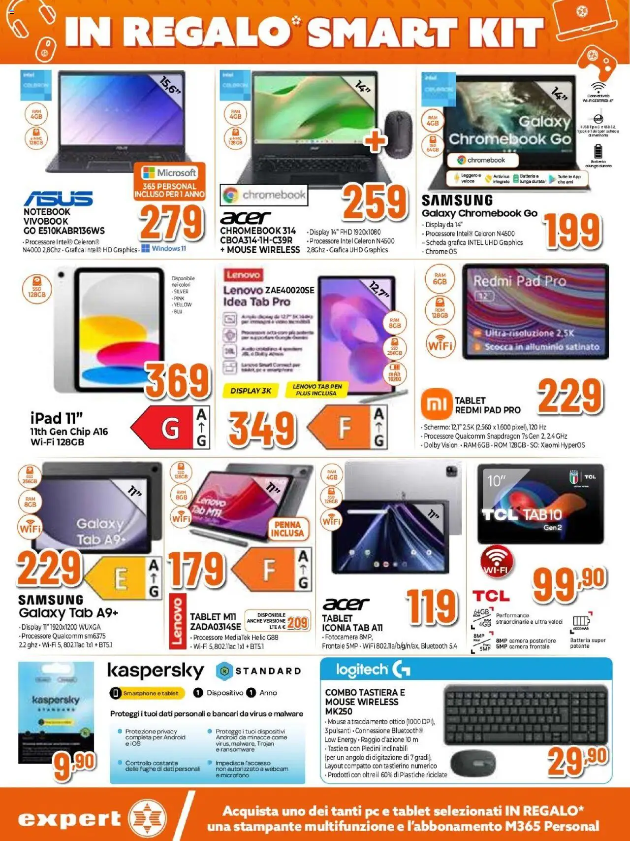 Volantino Expert del 14.08.2025 | Pagina: 5 | Prodotti: Xiaomi, Samsung Galaxy, Smartphone, Microfono