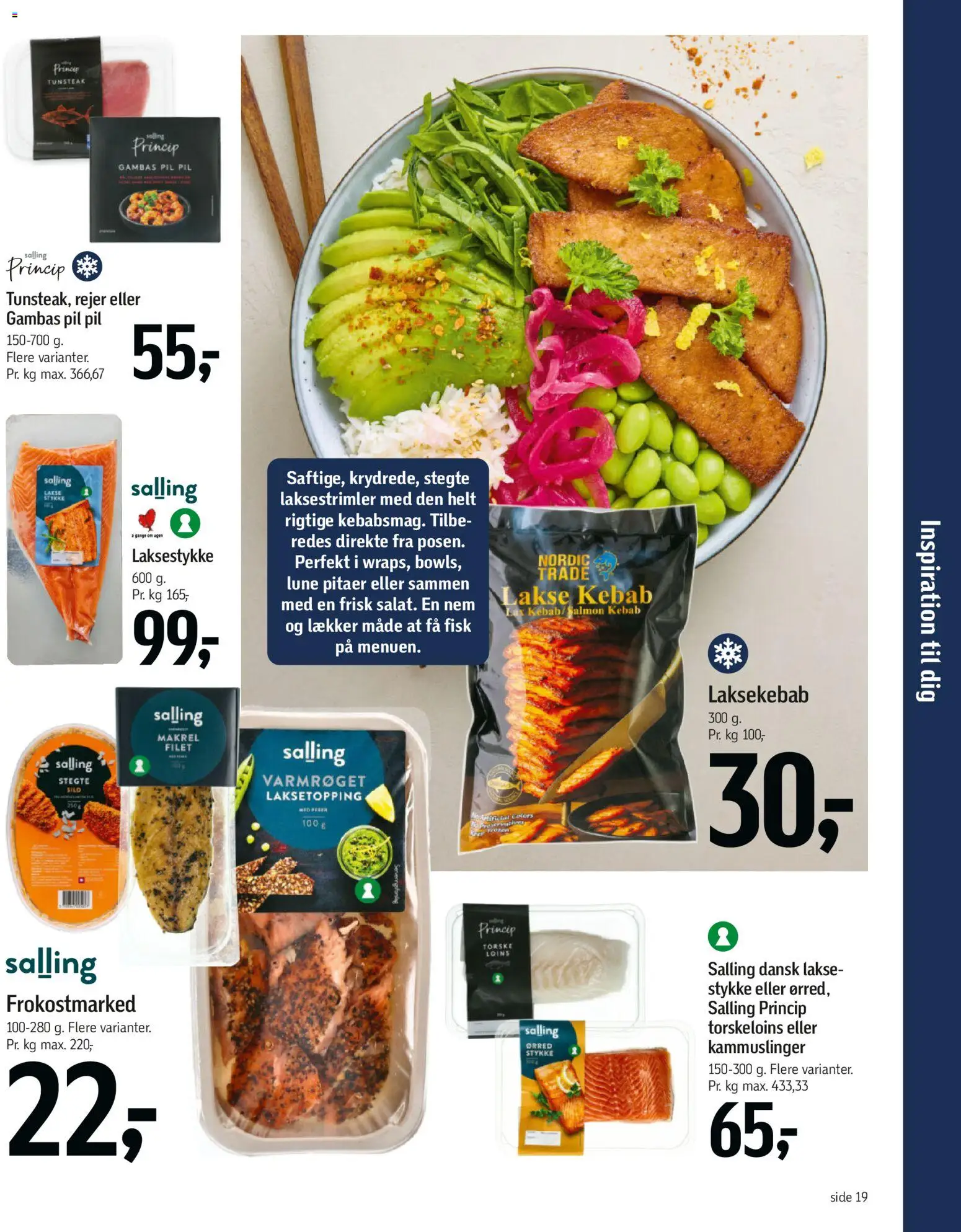 Føtex tilbudsavis – gyldig fra 27.02.2026 | Side: 22 | Produkter: Fisk, Kebab, Makrel, Rejer