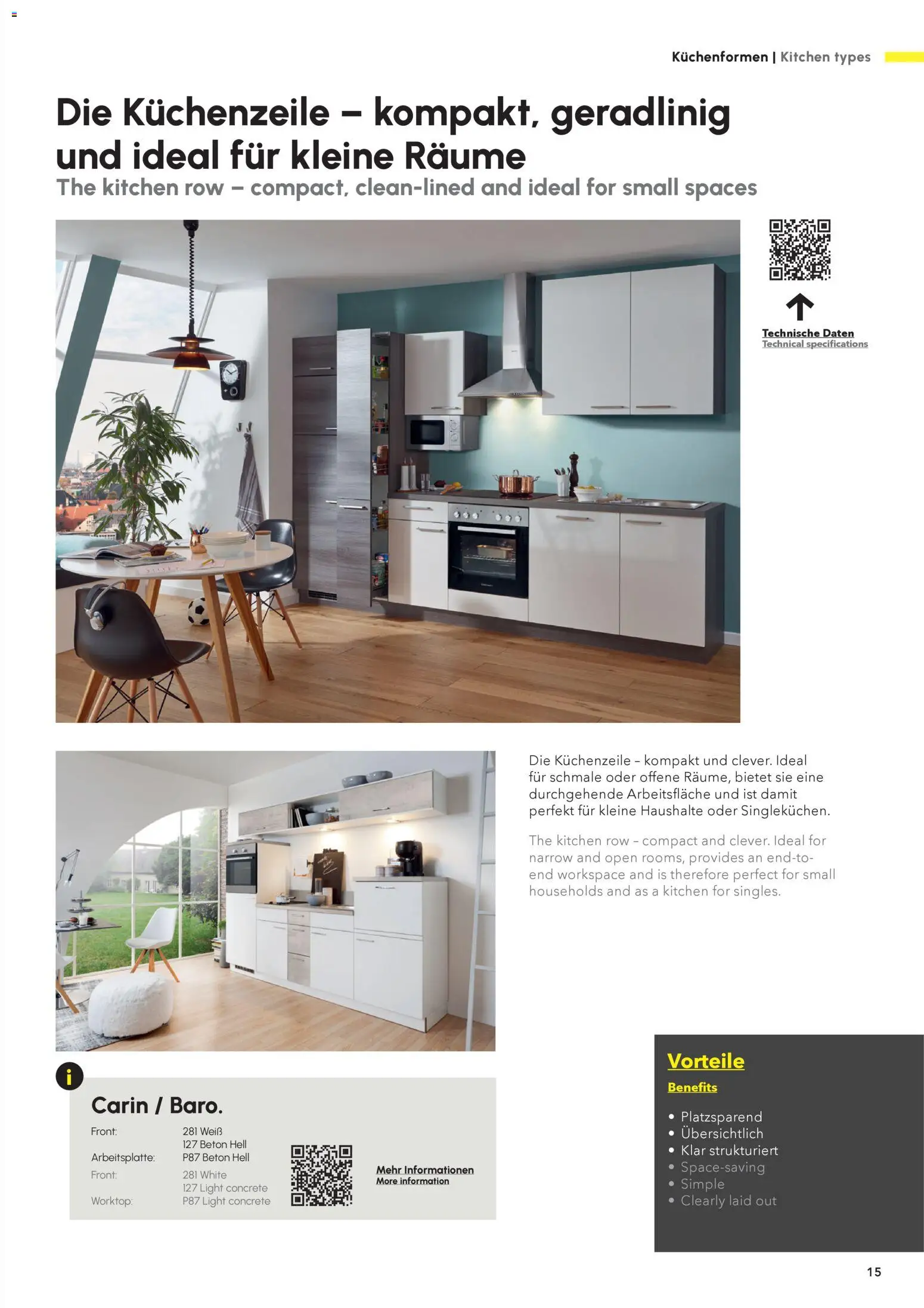 Ostermann Habemat Küchenprospekt 2026 – gültig ab 01.01.2026 | Seite: 15 | Produkte: Küchenzeile