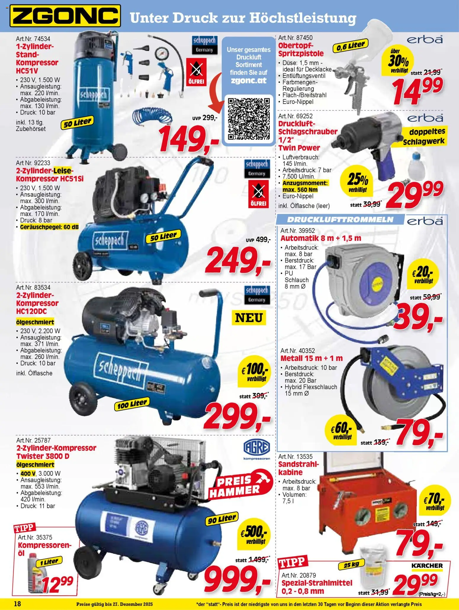 Zgonc - Flugblatt Dezember I 2025 gültig ab 01.12.2025 | Seite: 18