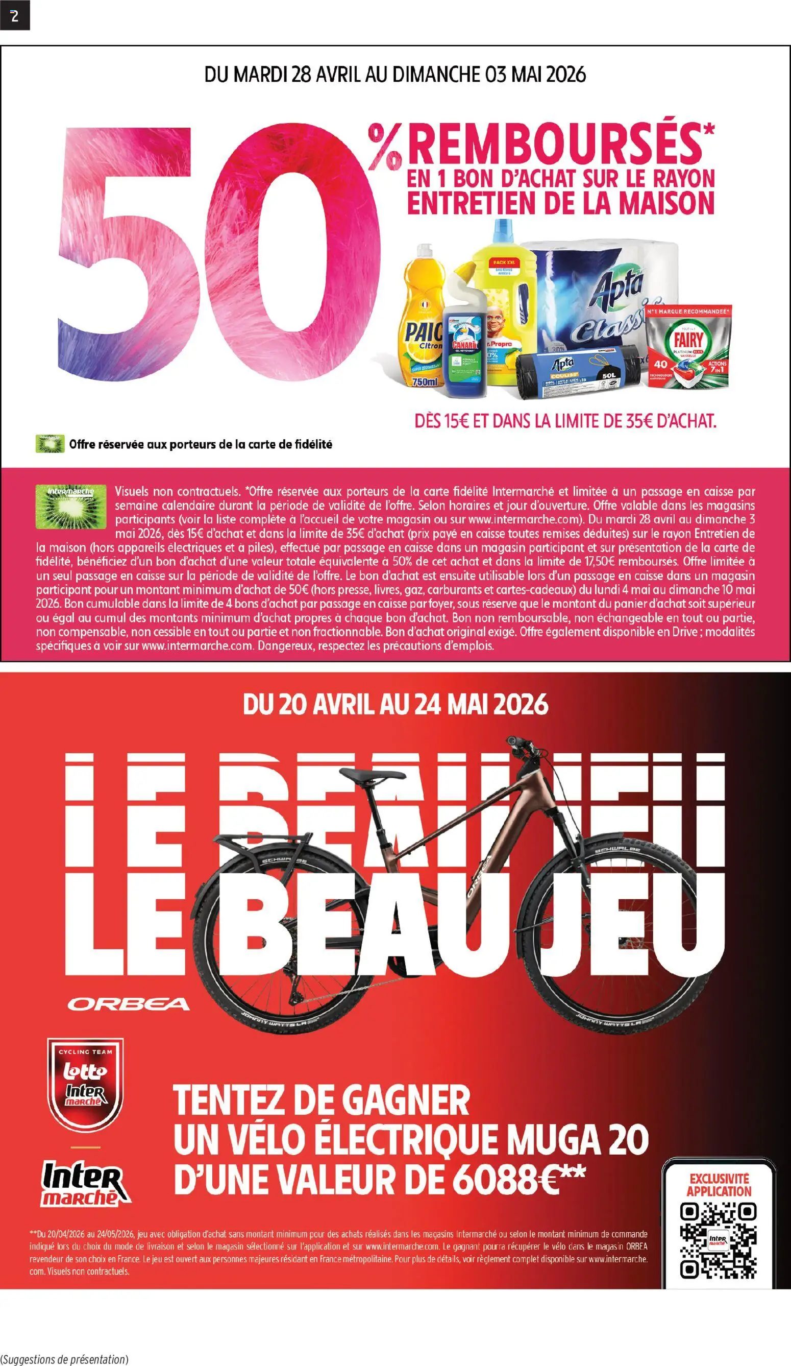 {H1} | Page: 2 | Produits: Citron, Vélo électrique, Lave-vaisselle, Fairy