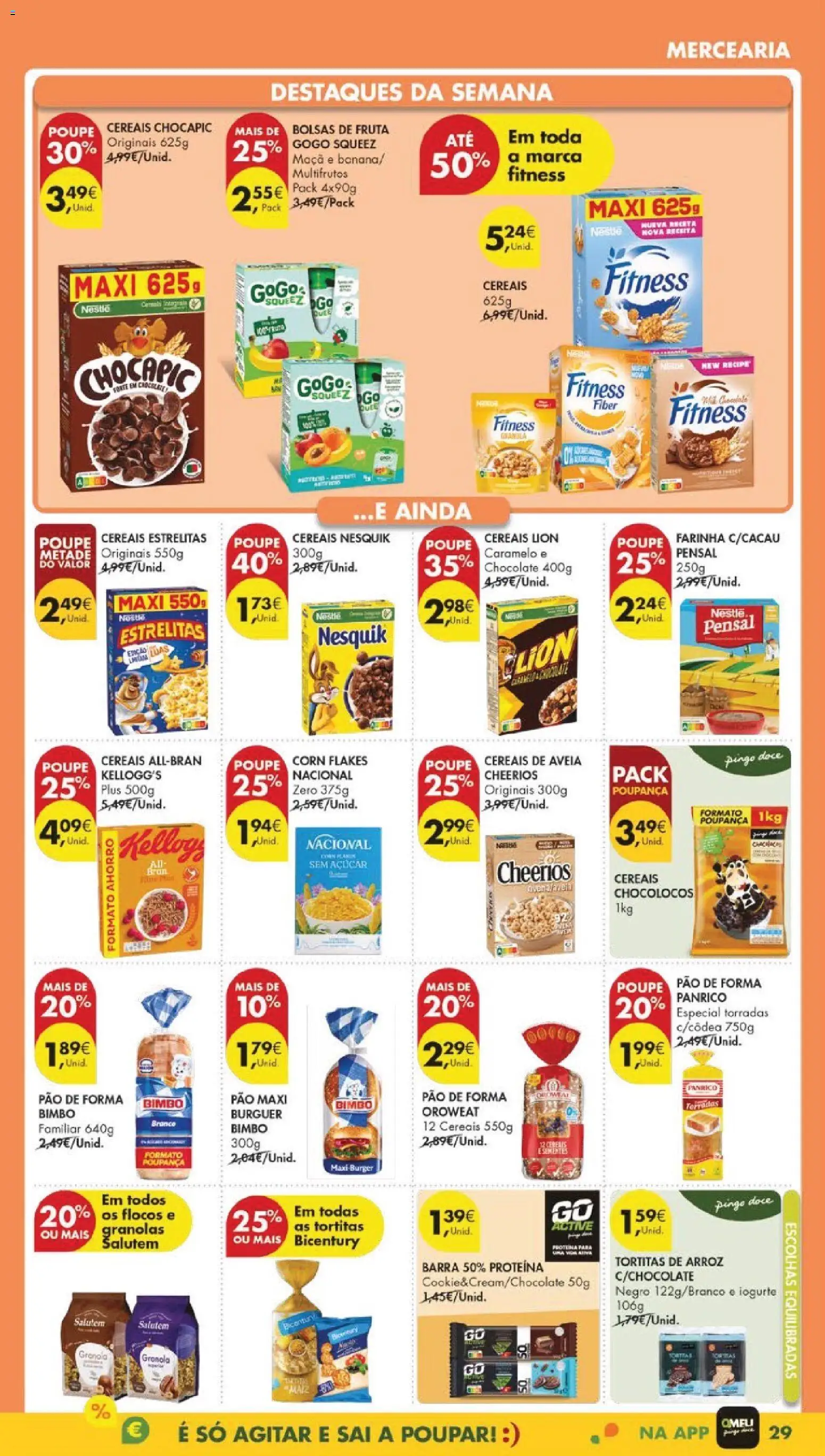 Pingo Doce folheto │ válido de 13.01.2026 | Página: 31 | Produtos: Aveia, Granola, Pão, Proteina