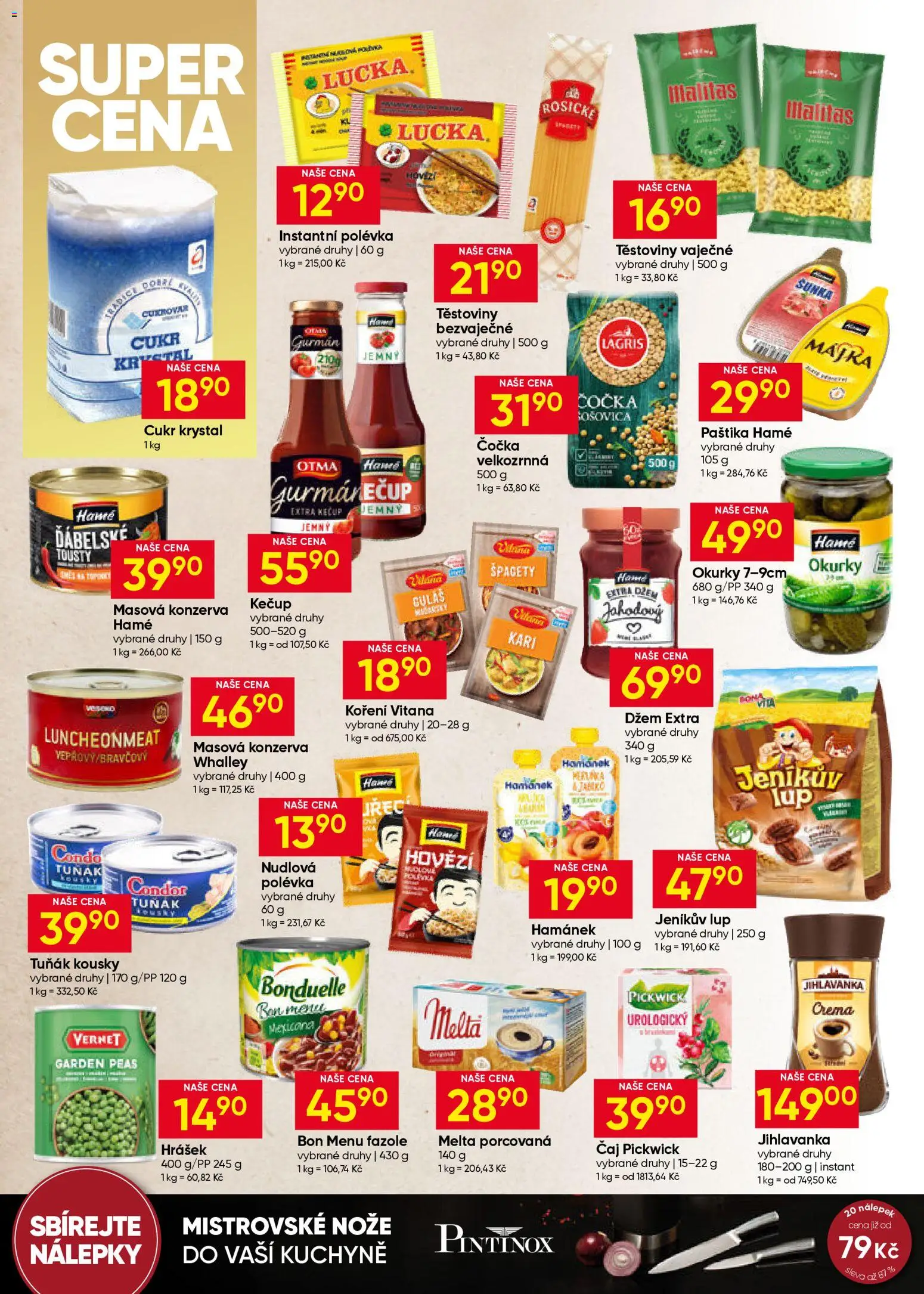 Hruška leták od 15.04.2026 | Strana: 6 | Produkty: Hovězí, Čaj, Špagety, Kuchyně