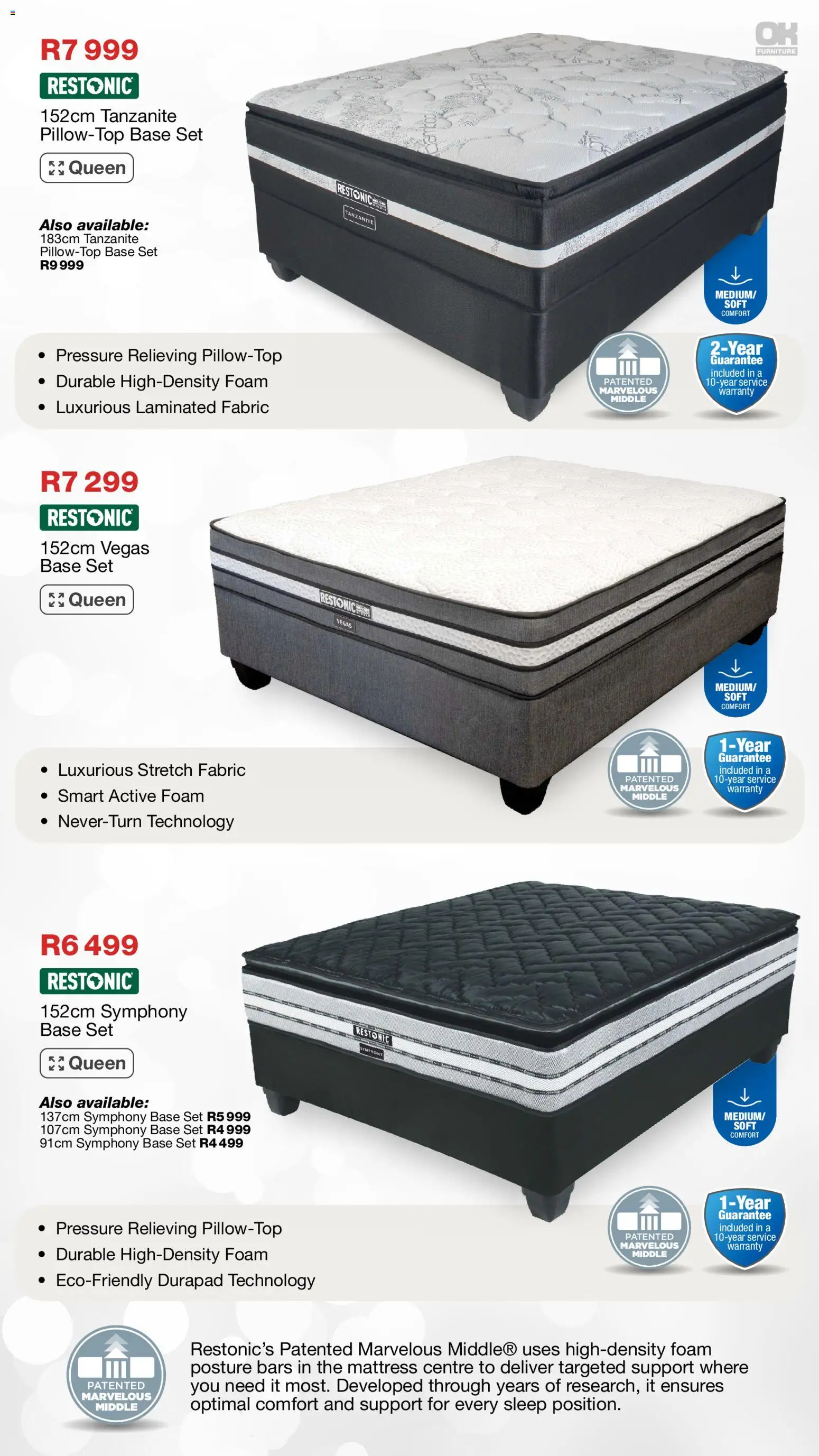 New OK Furniture catalogue – valid from 17.11.2025 | Page: 24 | Products: Mattress, Foam