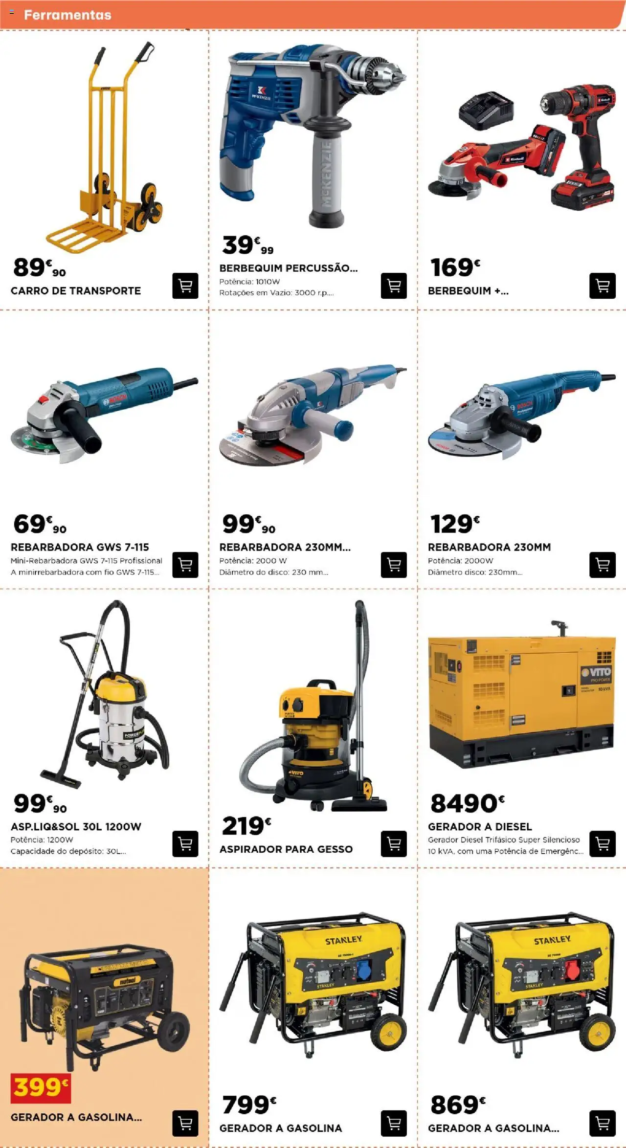 BricoMarché - Catálogo de Construção e Jardim │ válido de 17.07.2025 | Página: 14 | Produtos: Aspirador, Ferramentas