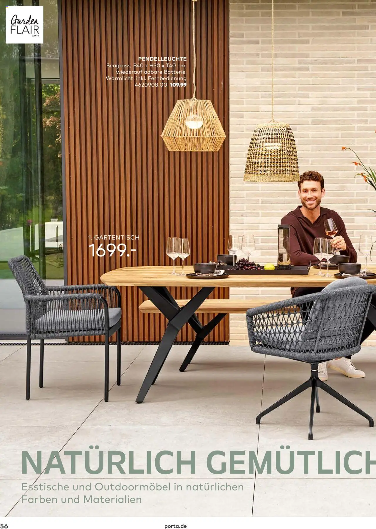 Porta! - Outdoor - Gartenmöbelkatalog 2025 - gültig ab dem 02.03.2025 | Seite: 56