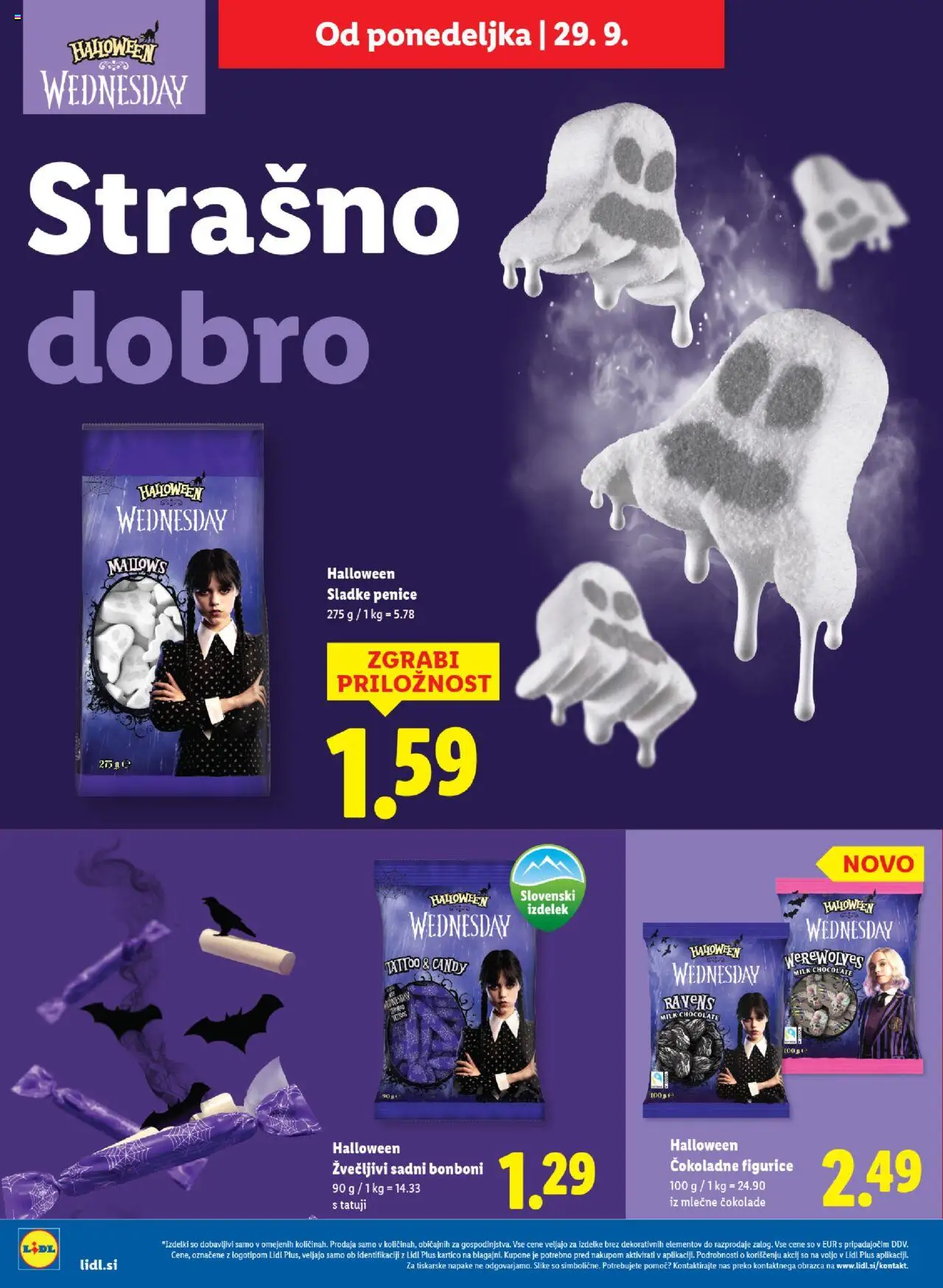 Novi Lidl katalog ponudbe – veljaven od 08.10.2025 | Stran: 6 | Izdelki: Bonboni