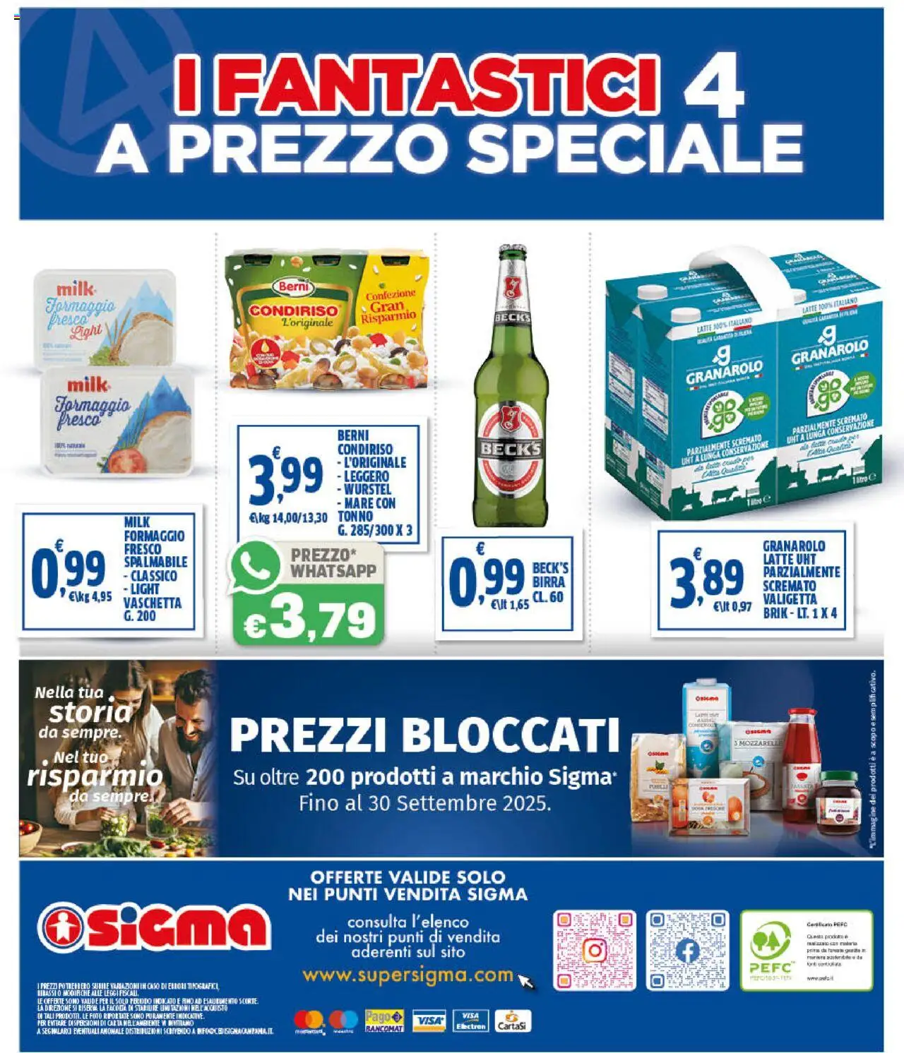 Volantino SIGMA del 05.08.2025 | Pagina: 20 | Prodotti: Birra, Latte, Tonno, Valigetta