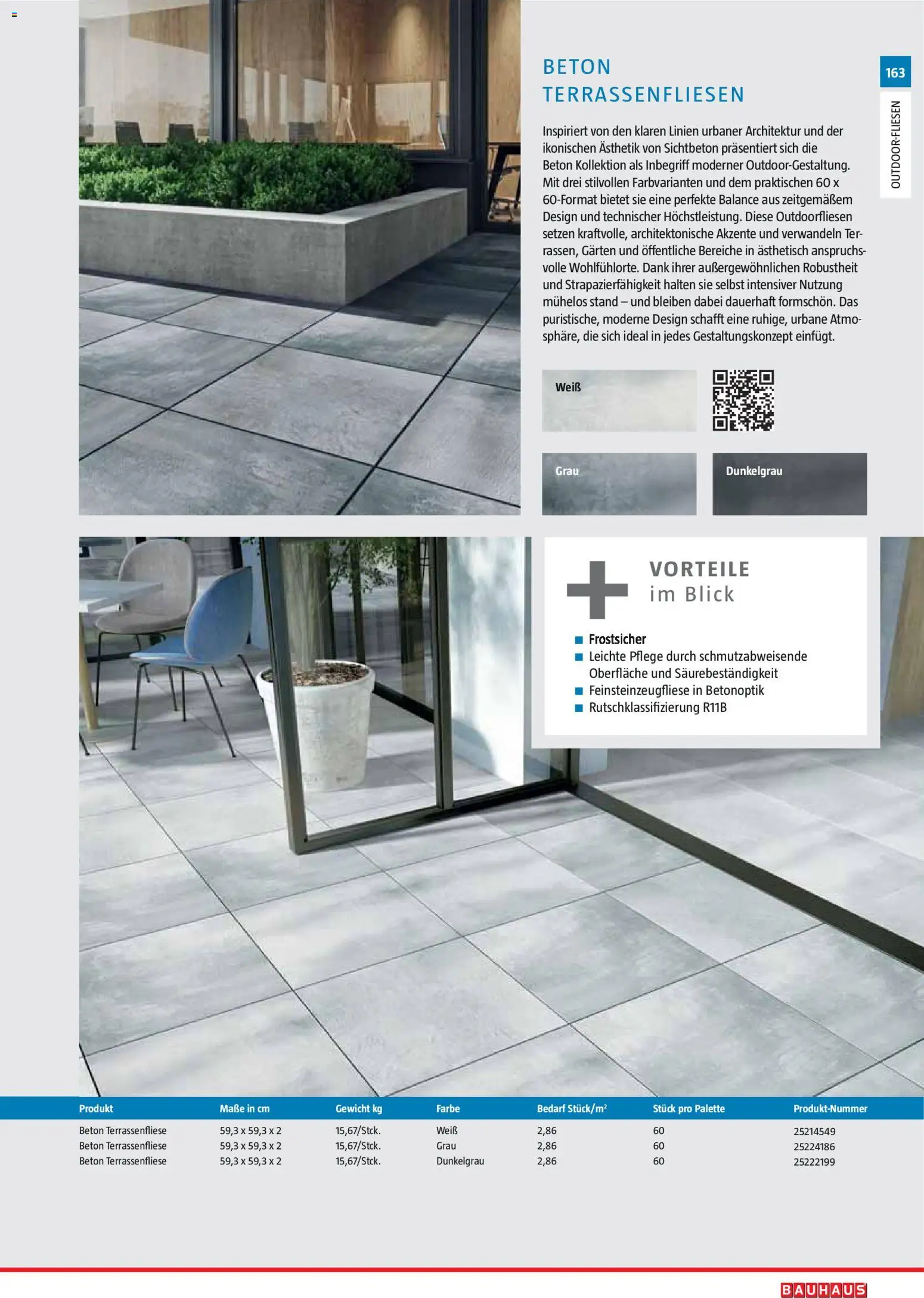 Bauhaus Gartenbaumaterialien 2026 – gültig ab 02.03.2026 | Seite: 163 | Produkte: Gewicht