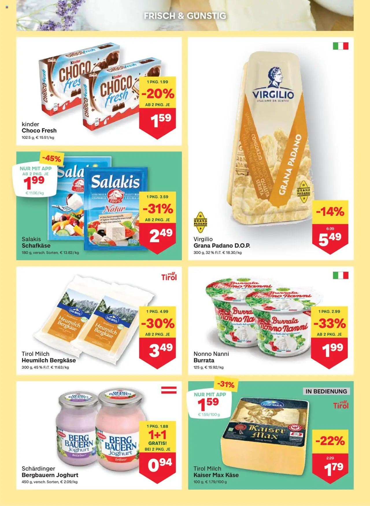 MPREIS Absam gültig ab 11.09.2025 | Seite: 5 | Produkte: Milch, Käse, Joghurt