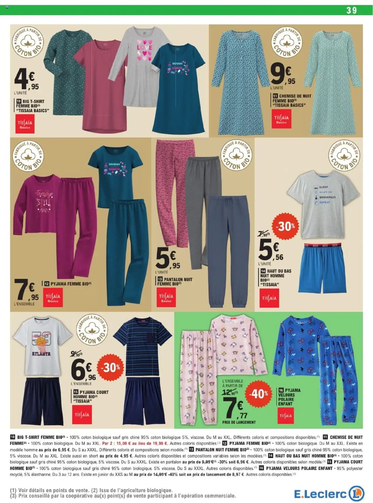  | Page: 39 | Produits: Chemise de nuit femme, Coton, Pyjama femme, Pantalon