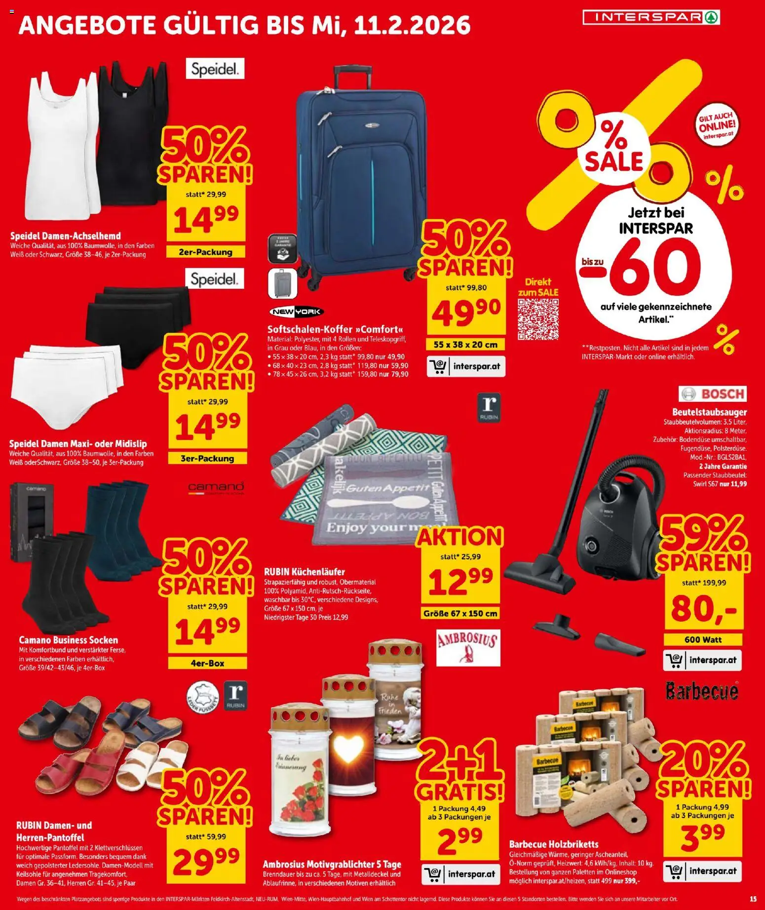 Interspar Flugblatt gültig ab 22.01.2026 | Seite: 15 | Produkte: Socken