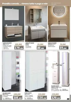 Anteprima del volantino Orizzonte Mobile catalogo valido a partire dal 16.01.2026 | Pagina: 55 | Prodotti: Mobile, Abiti, Bagno, Specchio