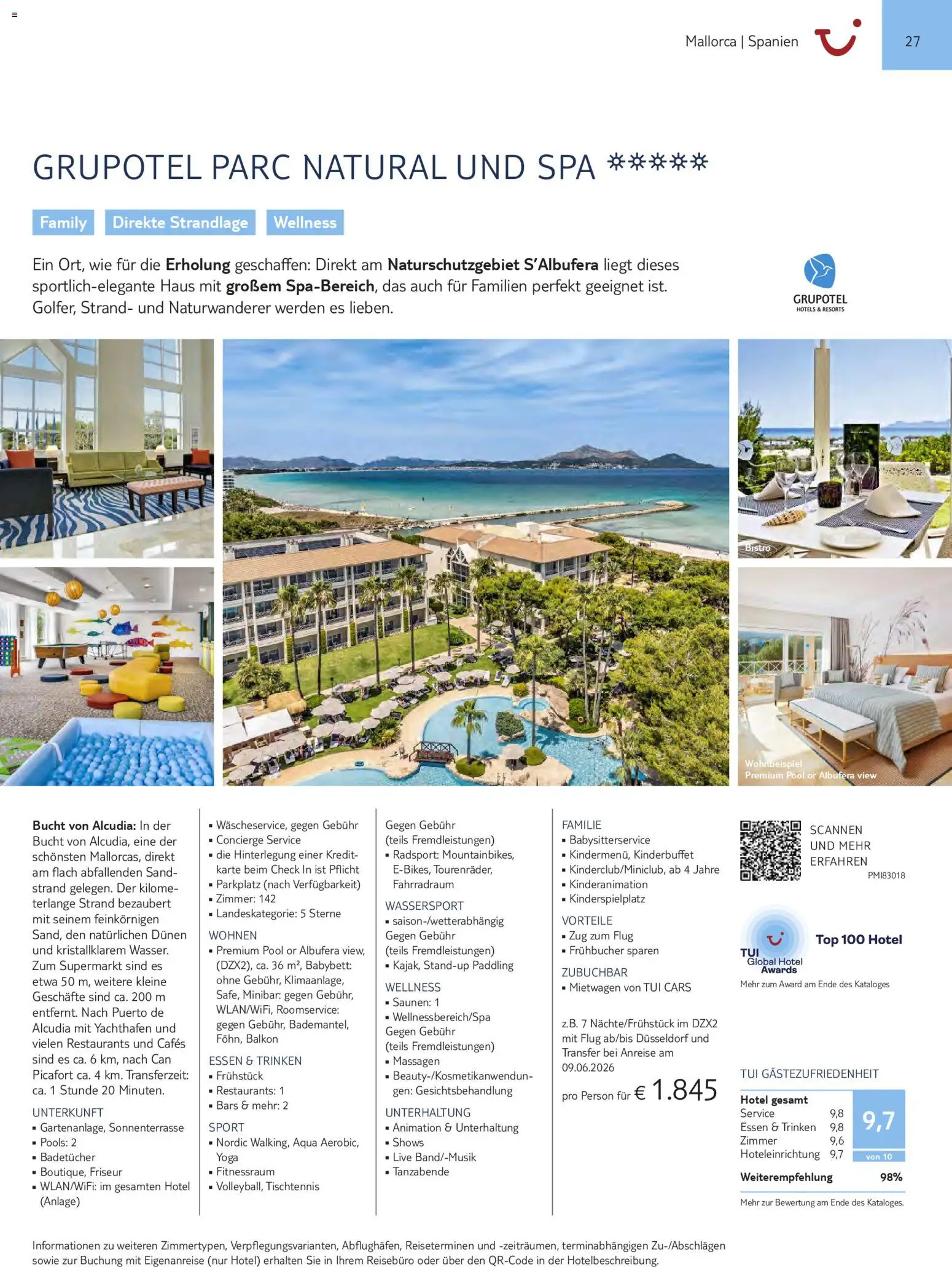 Aida  Südeuropa & Nordafrika 2026/27 – gültig ab 01.01.2026 | Seite: 27 | Produkte: Top, Babybett