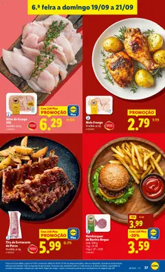 Bifes de Frango XXL, Vendido ao kg │ válido de 15.09.2025 | Página: 37 | Produtos: Frango, Hambúrguer