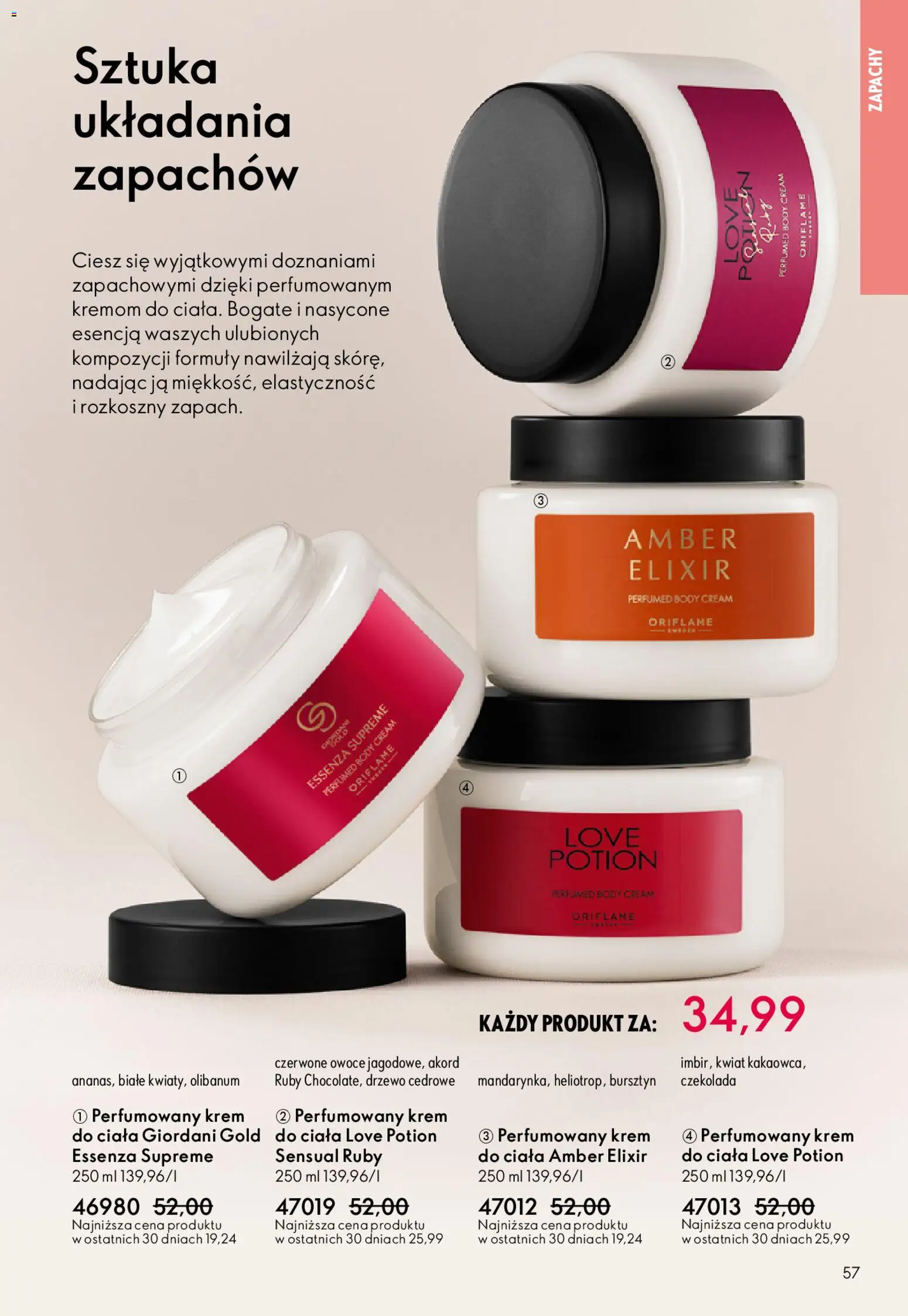 Oriflame Katalog 2 2026 od 21.01.2026 | Strona: 57 | Produkty: Body, Krem do ciała, Krem, Owoce