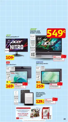 Vista previa Alcampo - Dia del Padre válido desde el 04.03.2026 | Página: 23 | Productos: Tablet, Monitor