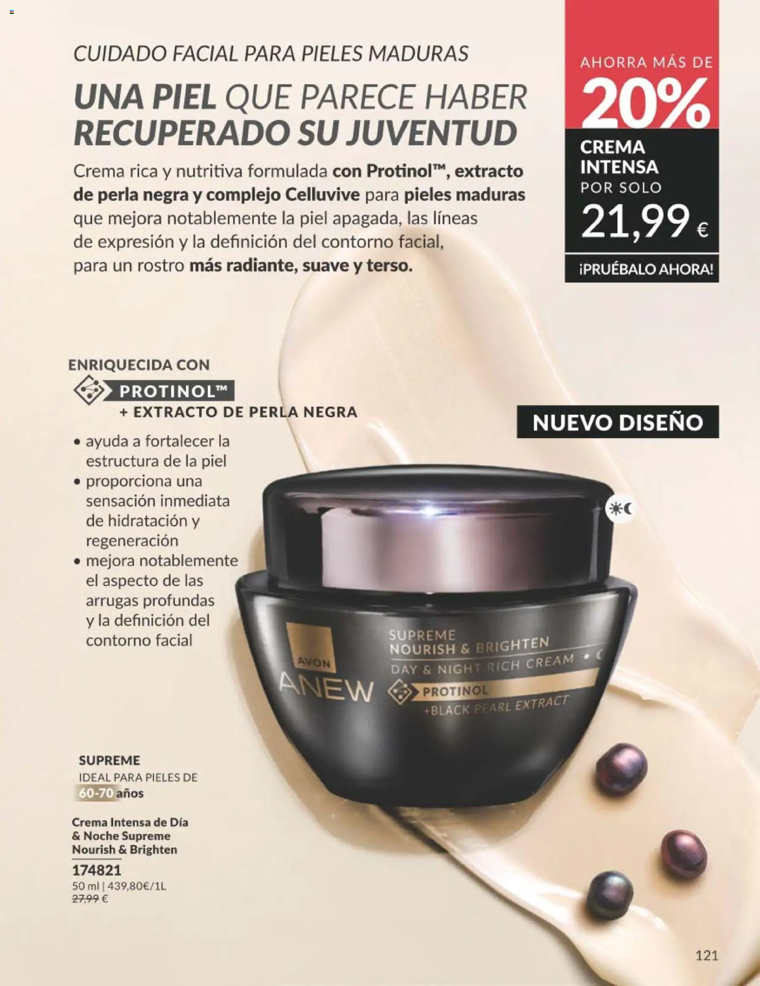 Catálogo AVON campaña 1 │ válido desde el 01.01.2026 | Página: 121 | Productos: Crema