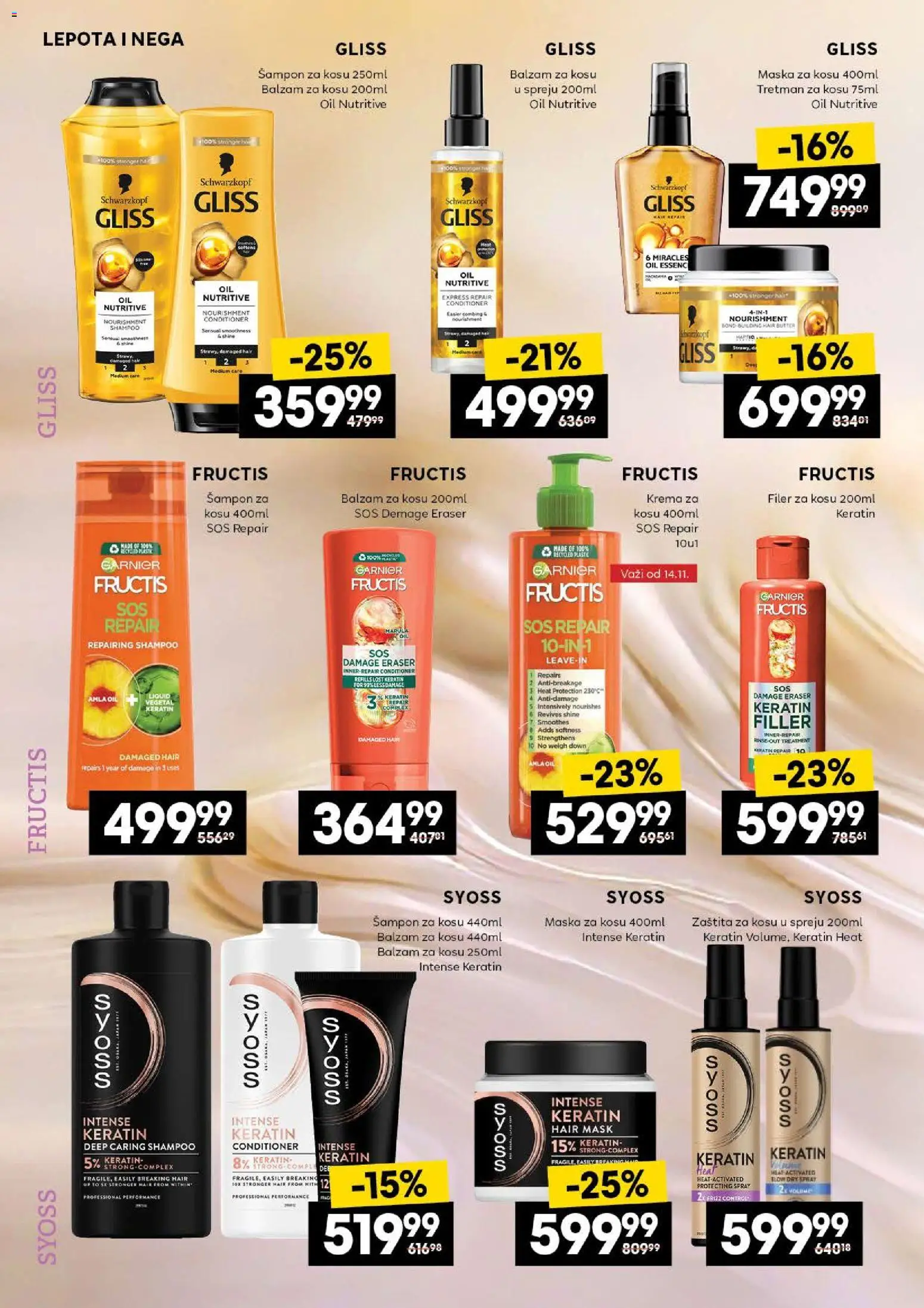 Idea katalog - važi od 30.10.2025 | Strana: 24 | Proizvode: Garnier, Maska za kosu, Balzam za kosu, Maska