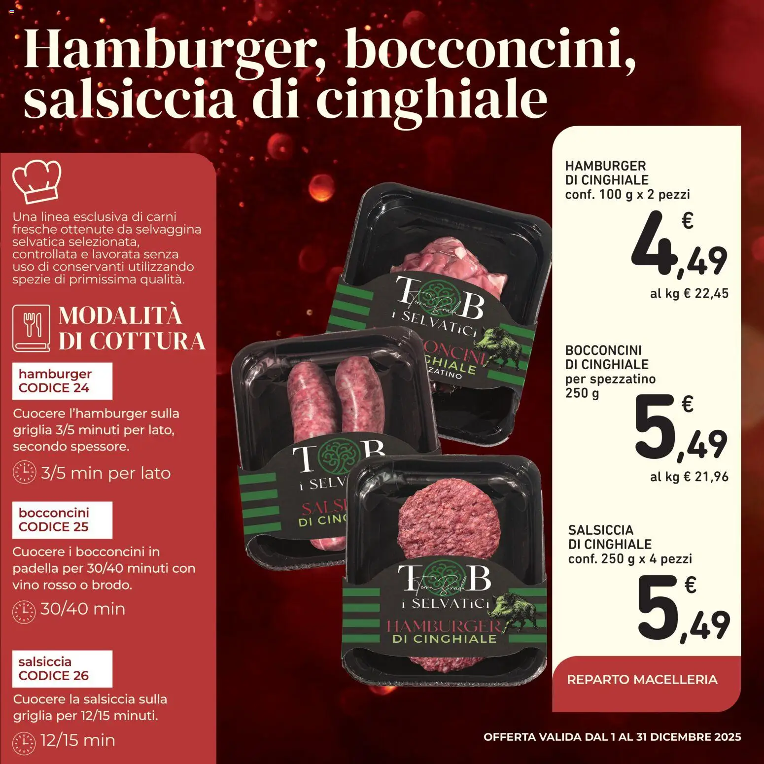 Volantino Conad del 01.12.2025 | Pagina: 23 | Prodotti: Salsiccia, Vino, Padella, Griglia
