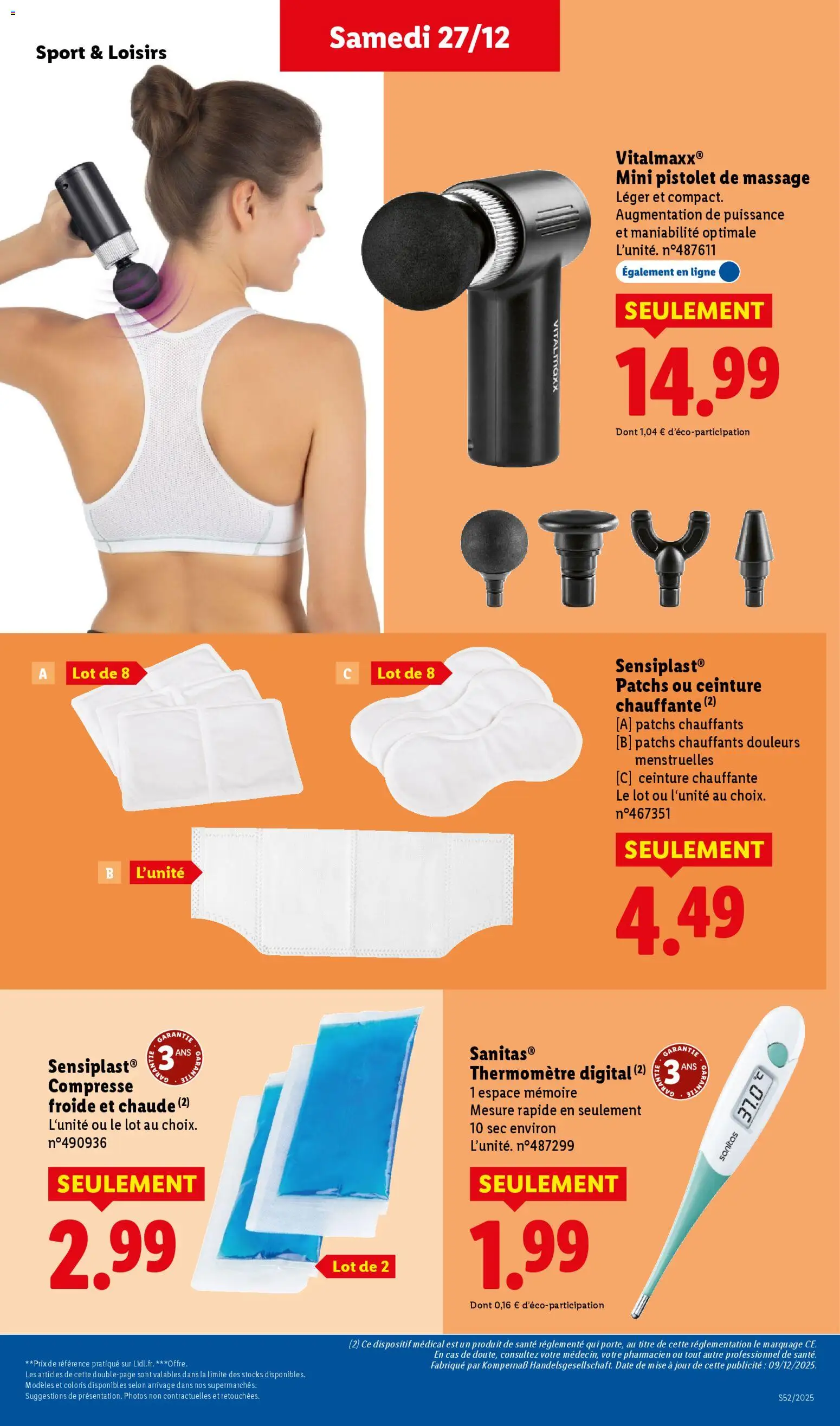 {H1} | Page: 13 | Produits: Ceinture, Patchs chauffants, Thermomètre