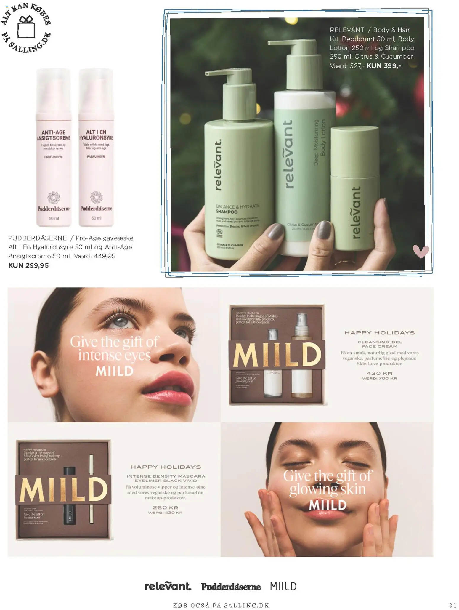 Salling tilbudsavis – gyldig fra 01.11.2025 | Side: 61 | Produkter: Mascara, Eyeliner, Shampoo, Deodorant
