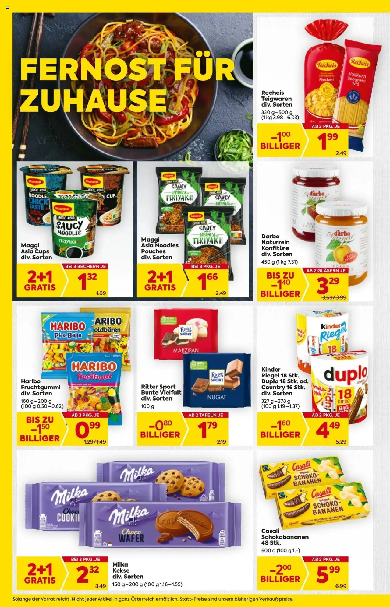 Billa Flugblatt - Kitzbuehel, Zell Am Ziller, Brixlegg gültig ab 16.10.2025 | Seite: 18 | Produkte: Kekse, Hajdina liszt, Bananen