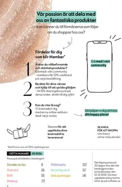 Doft, Page with fragrance products. - Förhandsvisning av reklamblad från butik Oriflame aktuell från 01.04.2026 | Sida: 2 | Produkter: Doft