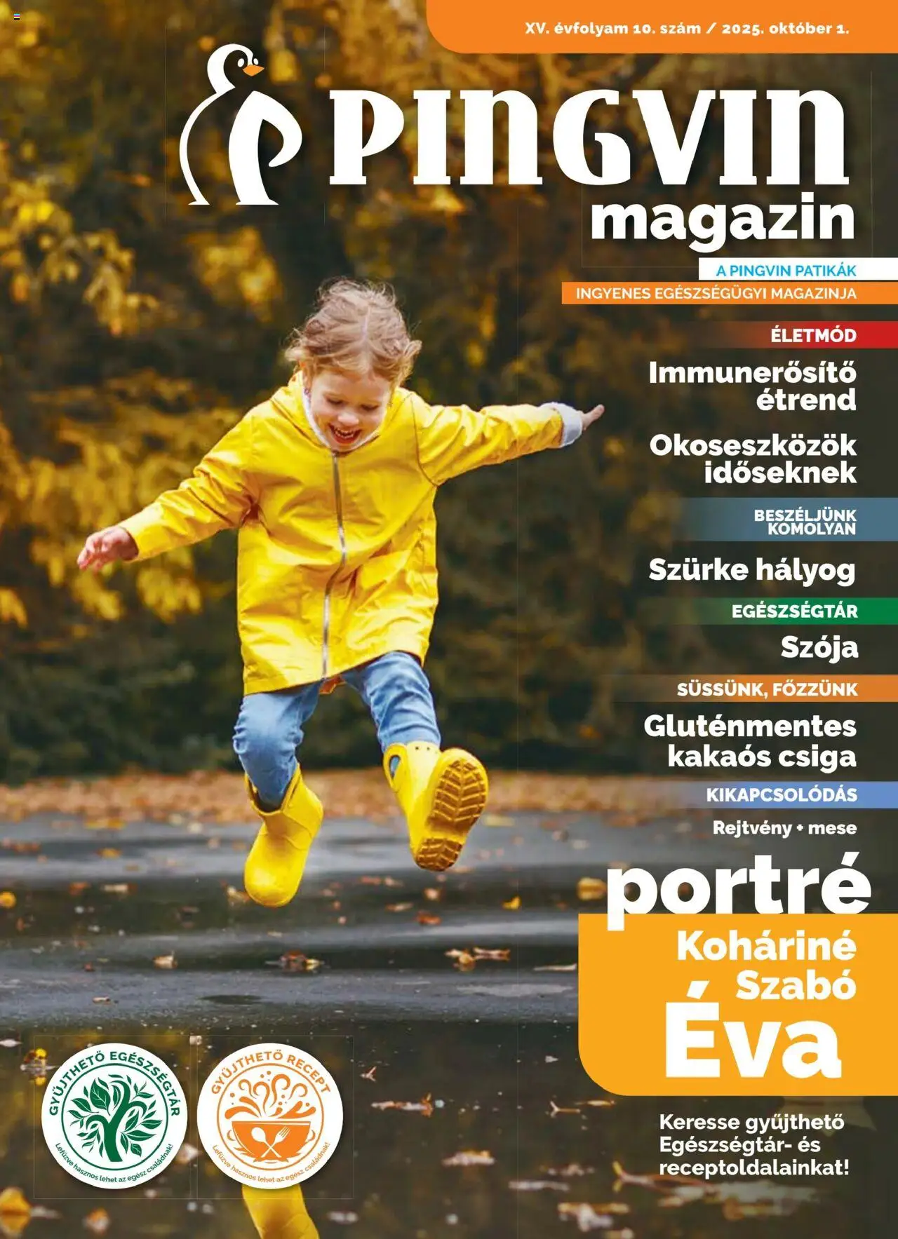 Pingvin Patika akciós ujság - amely érvényes a következő dátumtól: 01.10.2025 | Oldal: 1 | Termékek: Gluténmentes, Kakaós csiga