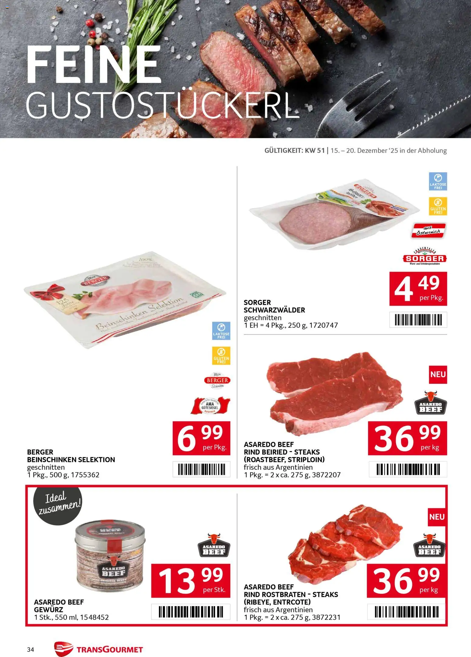 Transgourmet Flugblatt gültig ab 15.12.2025 | Seite: 33