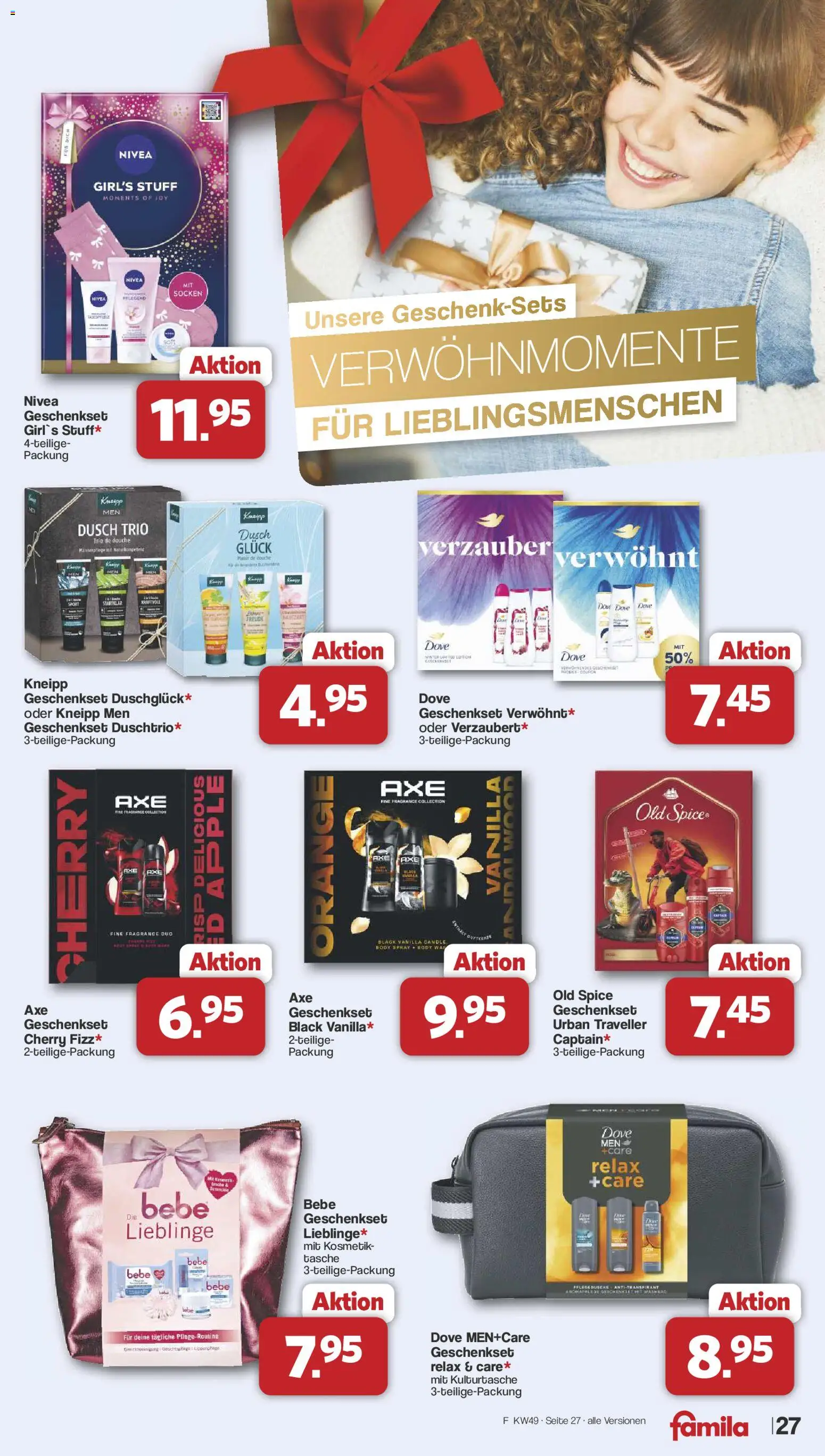 Famila Nordwest Prospekt 	 – gültig ab 01.12.2025 | Seite: 27 | Produkte: Tasche, Apple, Socken