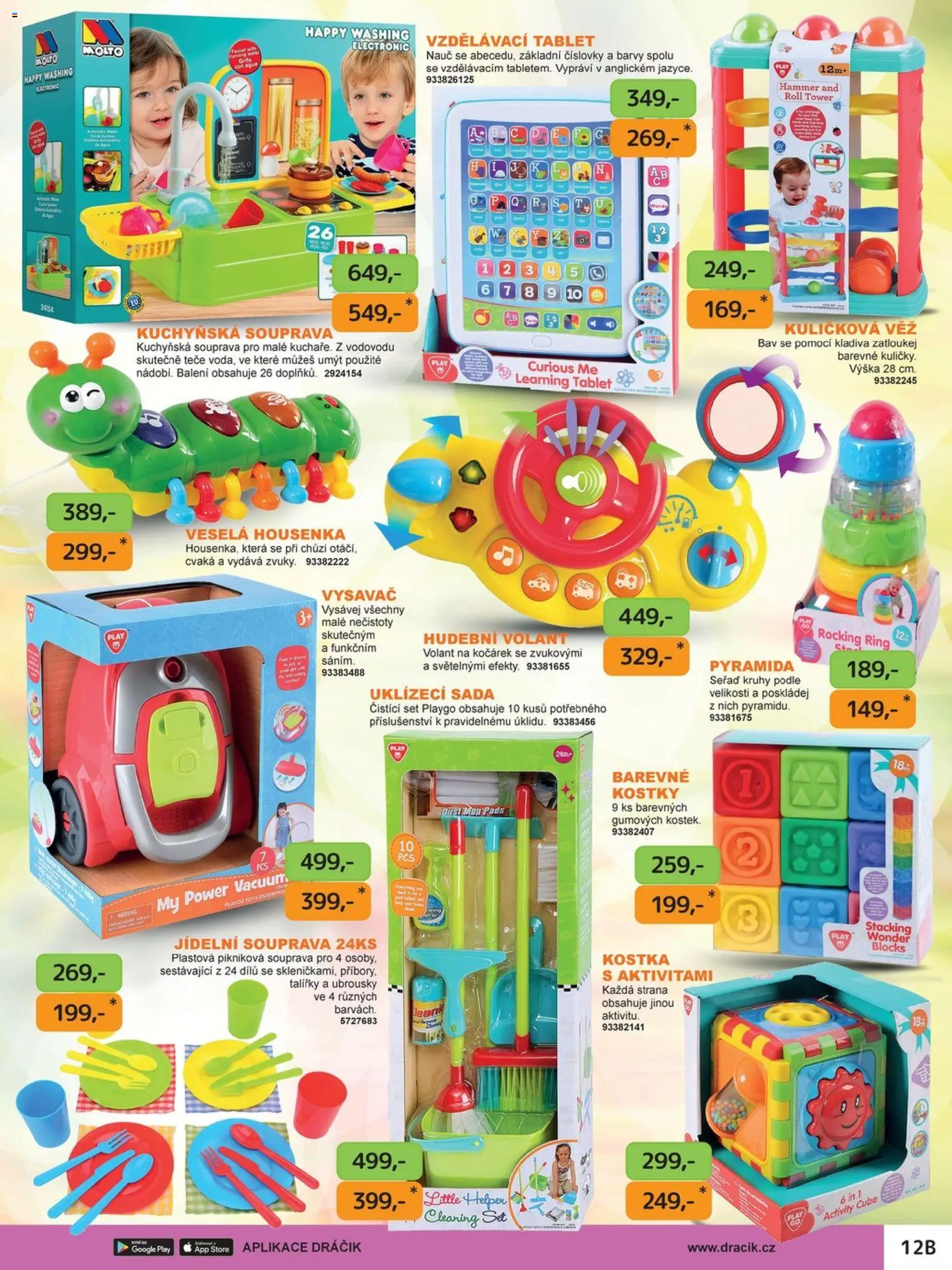 Dráčik leták od 03.10.2025 | Strana: 13 | Produkty: Ubrousky, Vysavač, Kočárek, Barvy