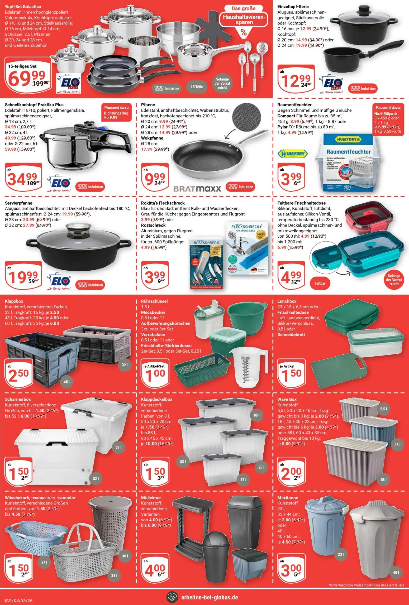 Globus Prospekt 	 – gültig ab 12.01.2026 | Seite: 22 | Produkte: Gewicht, Box, Bad, Küche