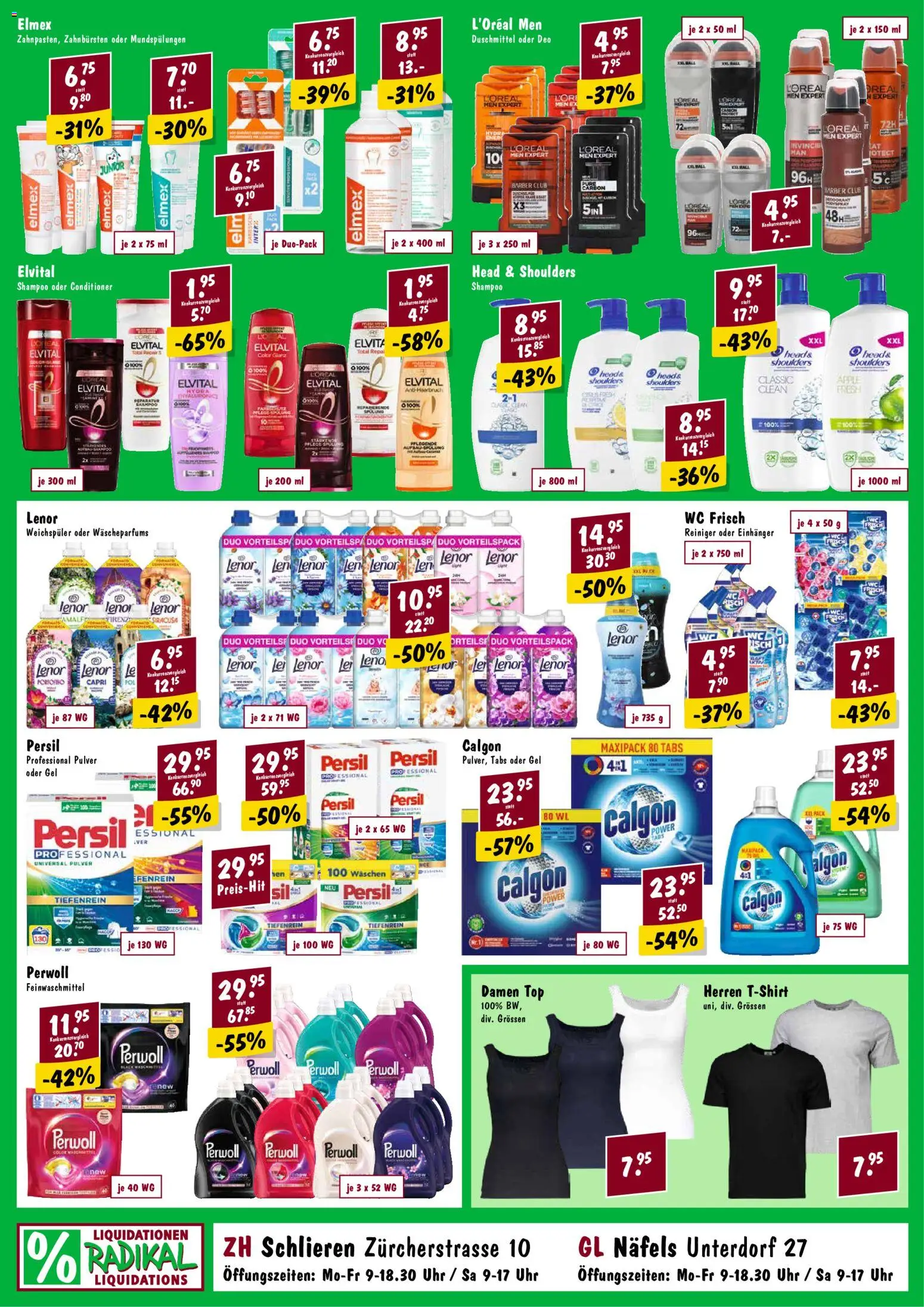 Radikal aktionen – gültig ab 25.03.2026 | Seite: 2 | Produkte: Pulver, Weichspüler, Uhr, Spülung