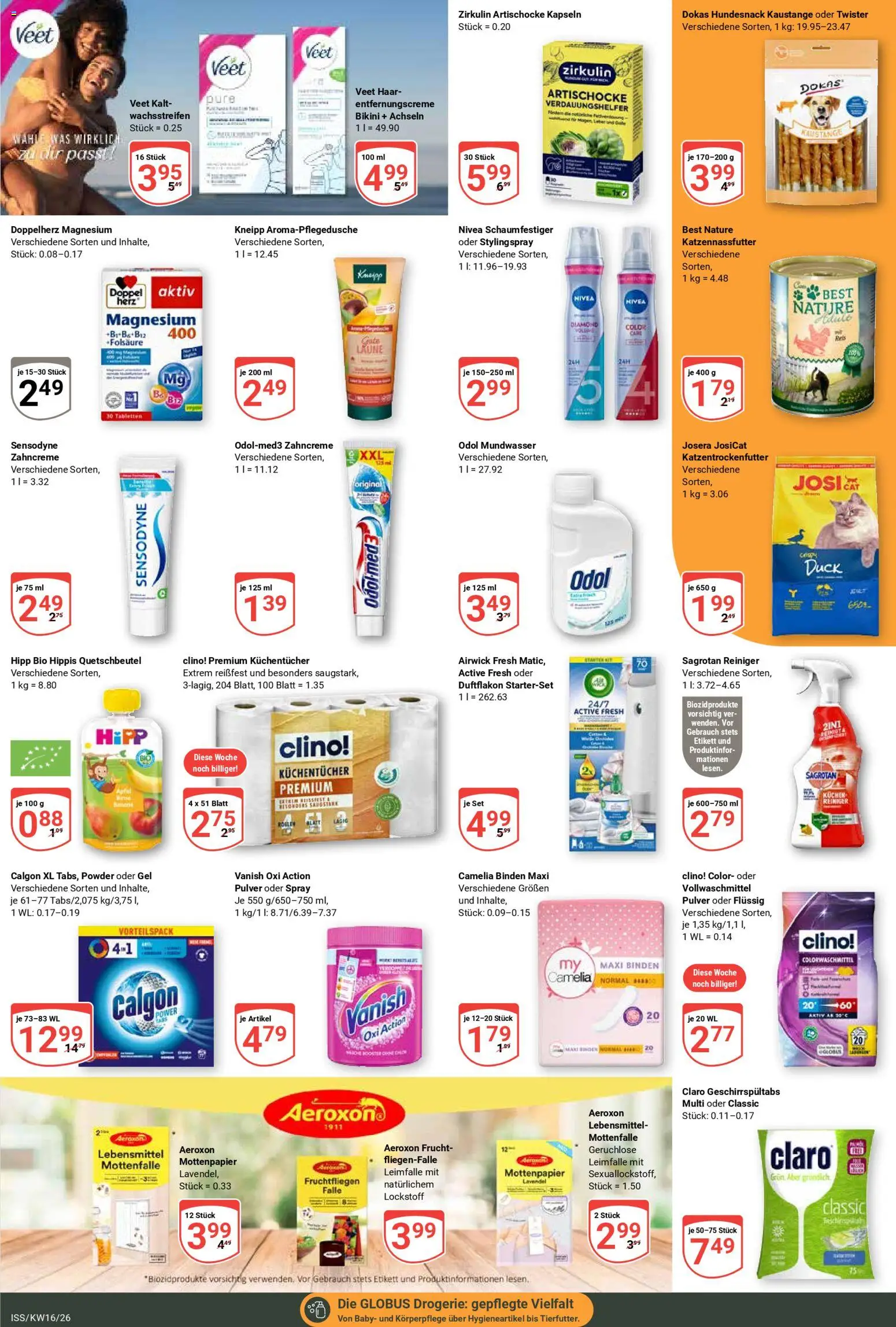 Globus Prospekt 	 – gültig ab 13.04.2026 | Seite: 21 | Produkte: Bikini, Mundwasser, Kuchen, Lavendel