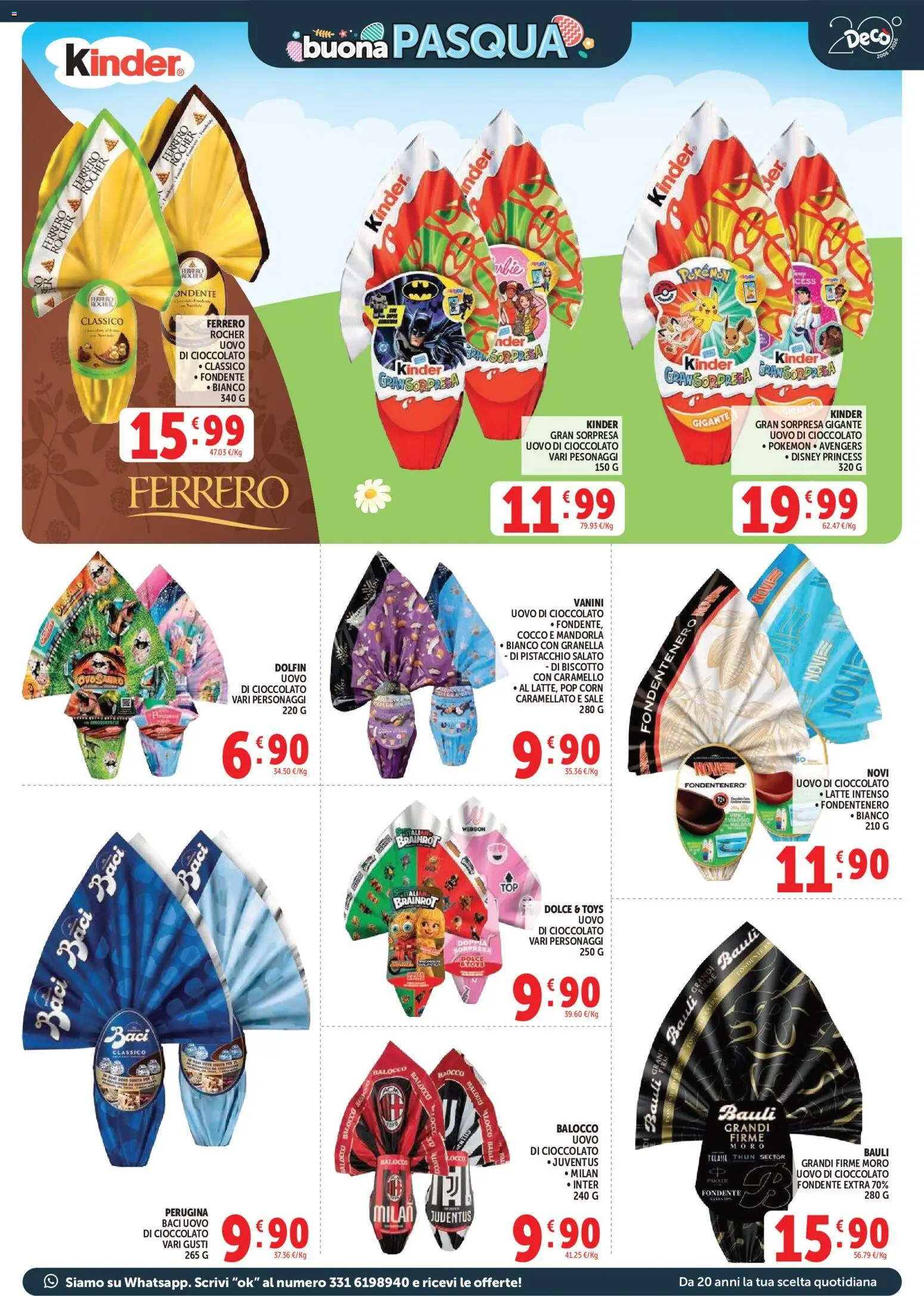 Volantino Decò del 27.03.2026 | Pagina: 3 | Prodotti: Cioccolato, Latte, Cocco, Pop corn