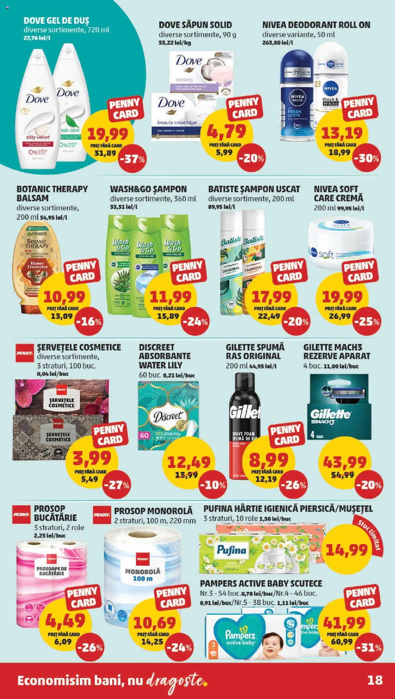 Catalog PENNY – valabil de la 27.08.2025 | Pagină: 18 | Produse: Balsam, Săpun, Absorbante, Șampon uscat