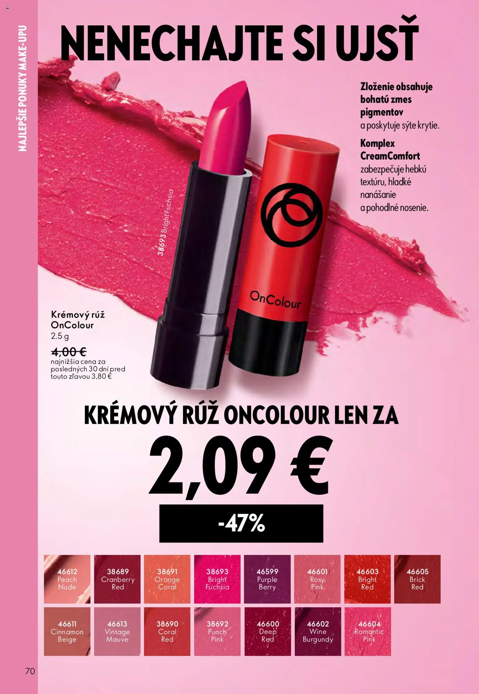 Nové Oriflame akcie – leták je platný od 11.02.2026 | Strana: 70