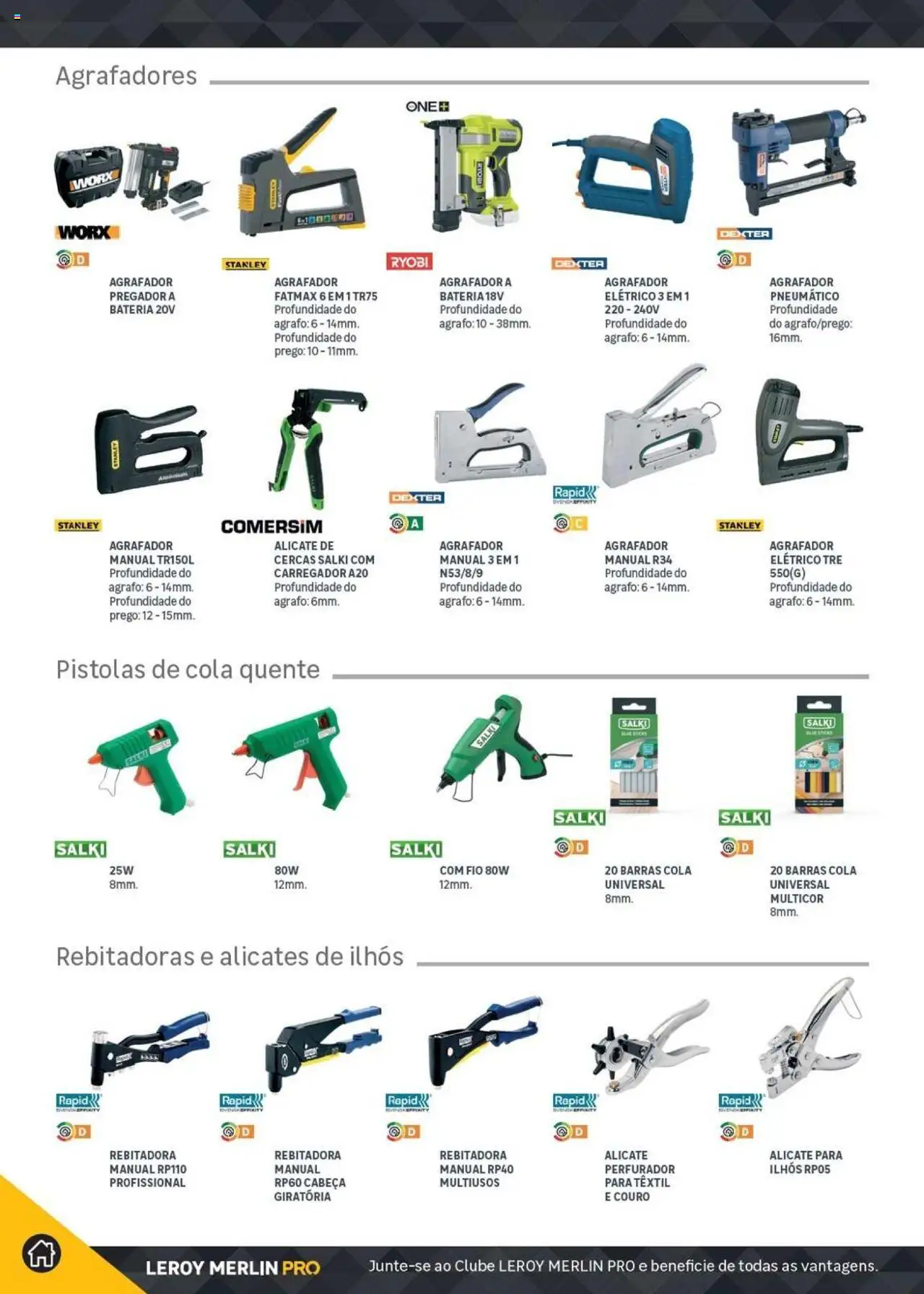 Leroy Merlin Catálogo │ válido de 18.11.2024 | Página: 370 | Produtos: Alicate, Bateria