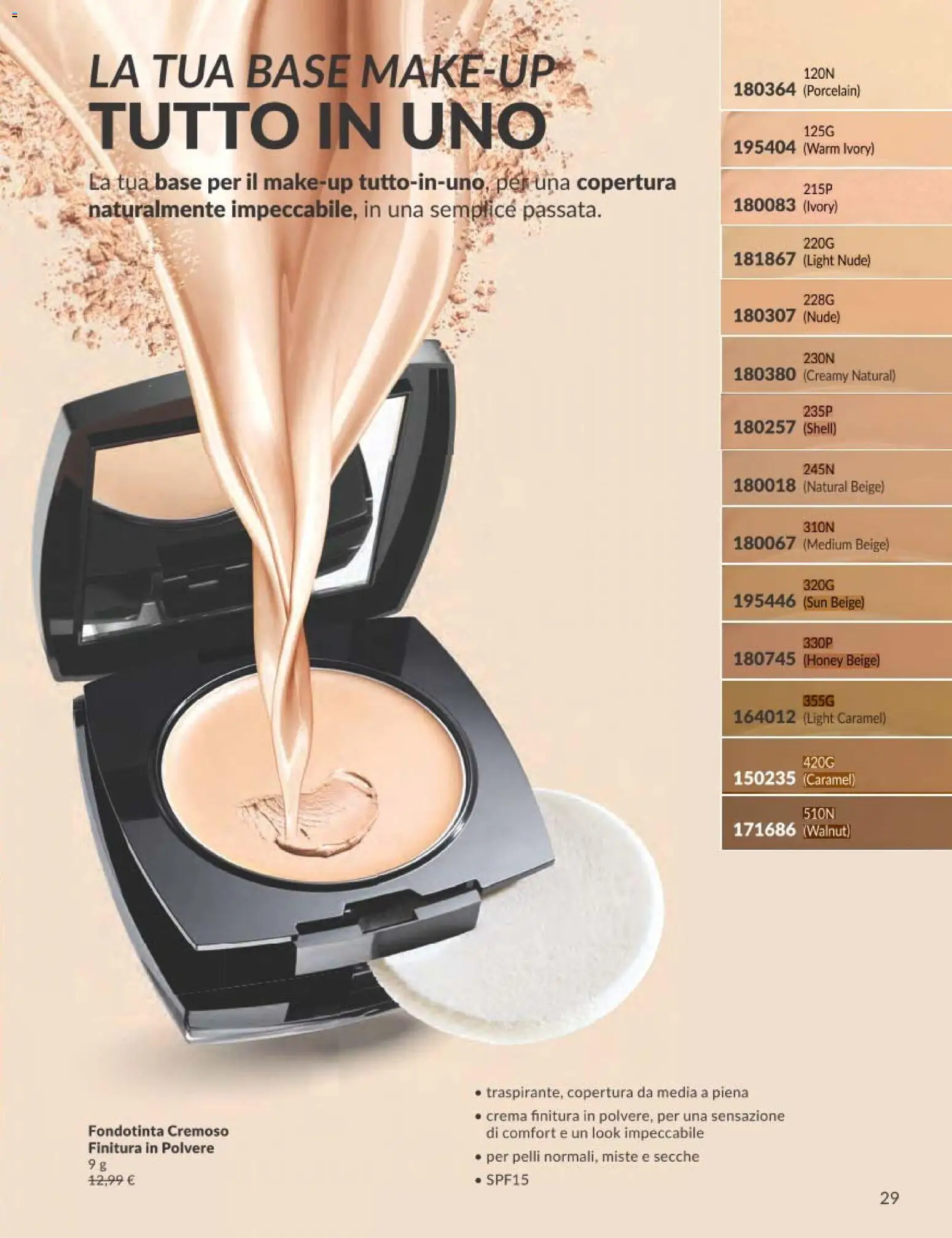 Volantino Avon del 01.02.2026 | Pagina: 29 | Prodotti: Crema, Fondotinta
