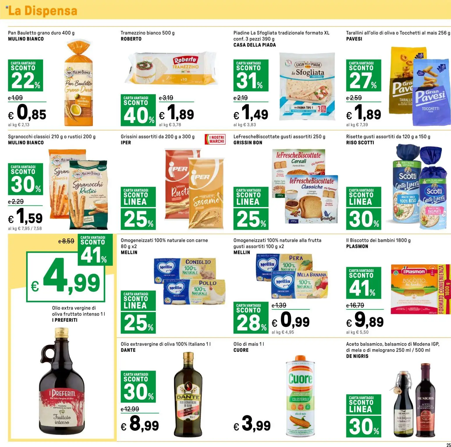 Volantino Iper del 07.04.2026 | Pagina: 25 | Prodotti: Riso, Olio, Farina, Grissini