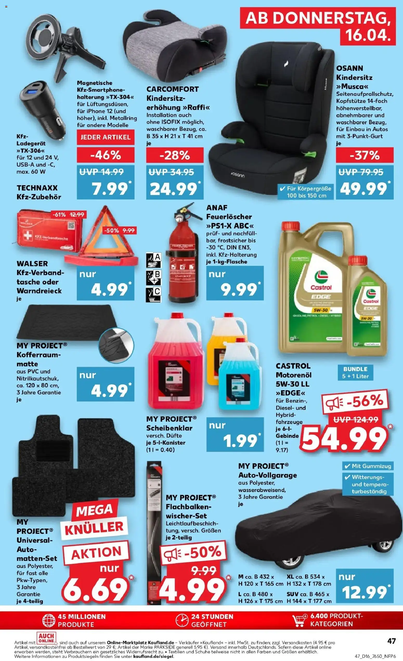 Kaufland Prospekt Landsberg Am Lech	 – gültig ab 16.04.2026 | Seite: 47 | Produkte: Tasche, Iphone, Ladegerät, Smartphone