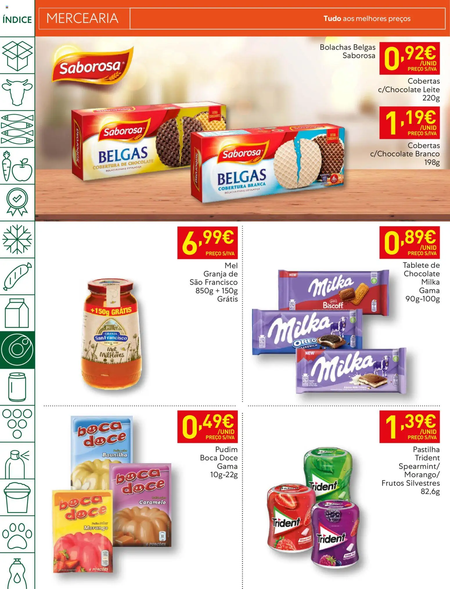 Recheio folheto │ válido de 20.01.2026 | Página: 28 | Produtos: Bolachas, Pudim, Leite, Chocolate