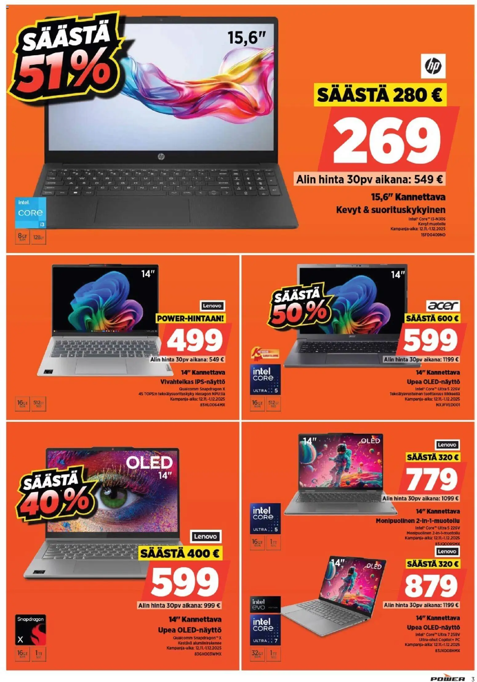 Power - Black Friday – voimassa 12.11.2025 alkaen | Sivu: 3 | Tuotteet: PC