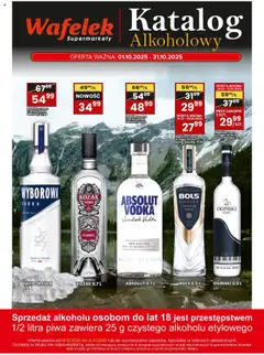 Pogląd oferty "Wafelek Gazetka alkoholowa" - ważna od 01.10.2025